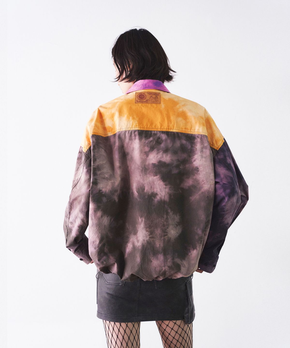 커넥트엑스(CONECTX) Hand bleached cotton shirts (color block ver.)