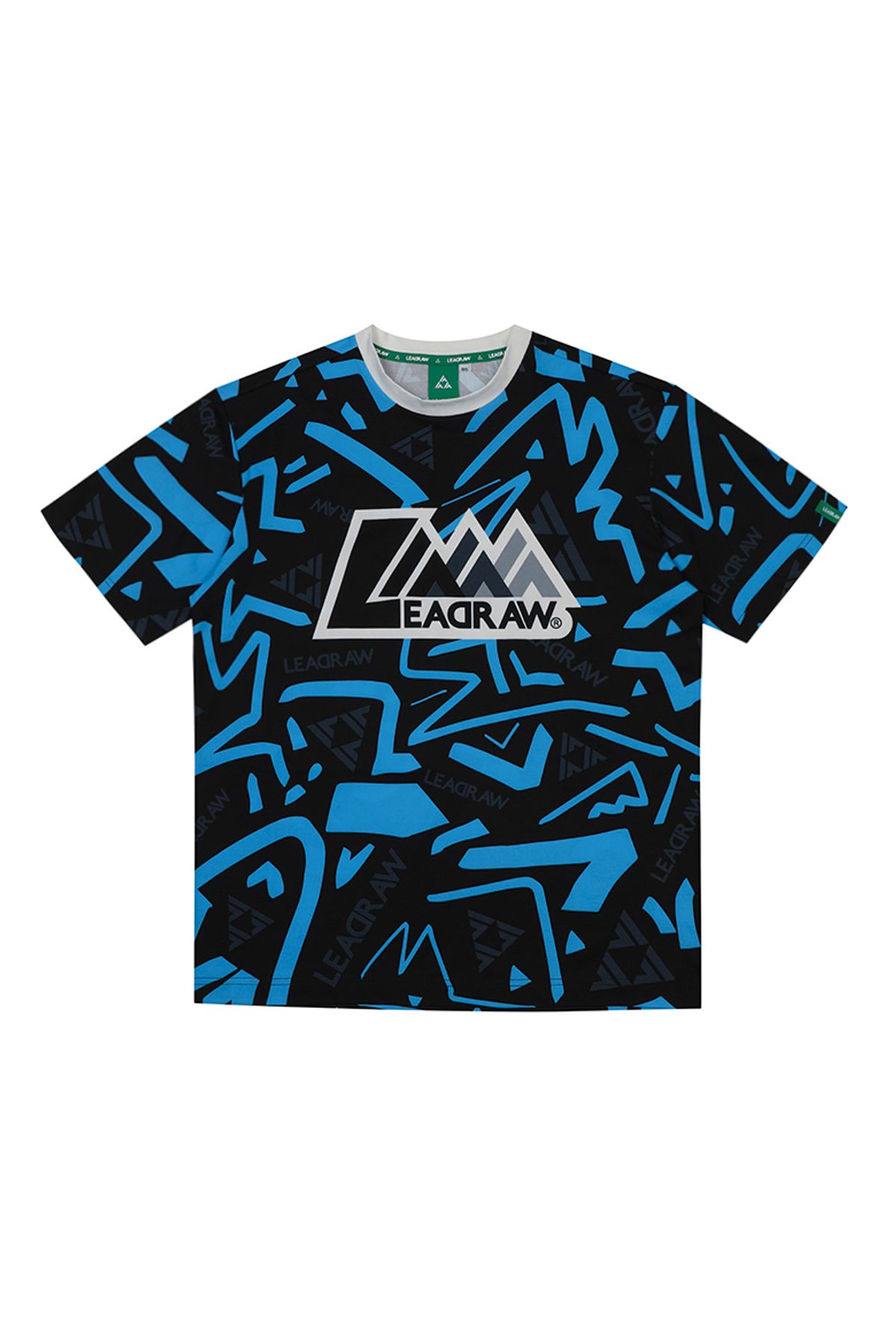 리드로(LEADRAW) Zigzag T-shirts _ Blue