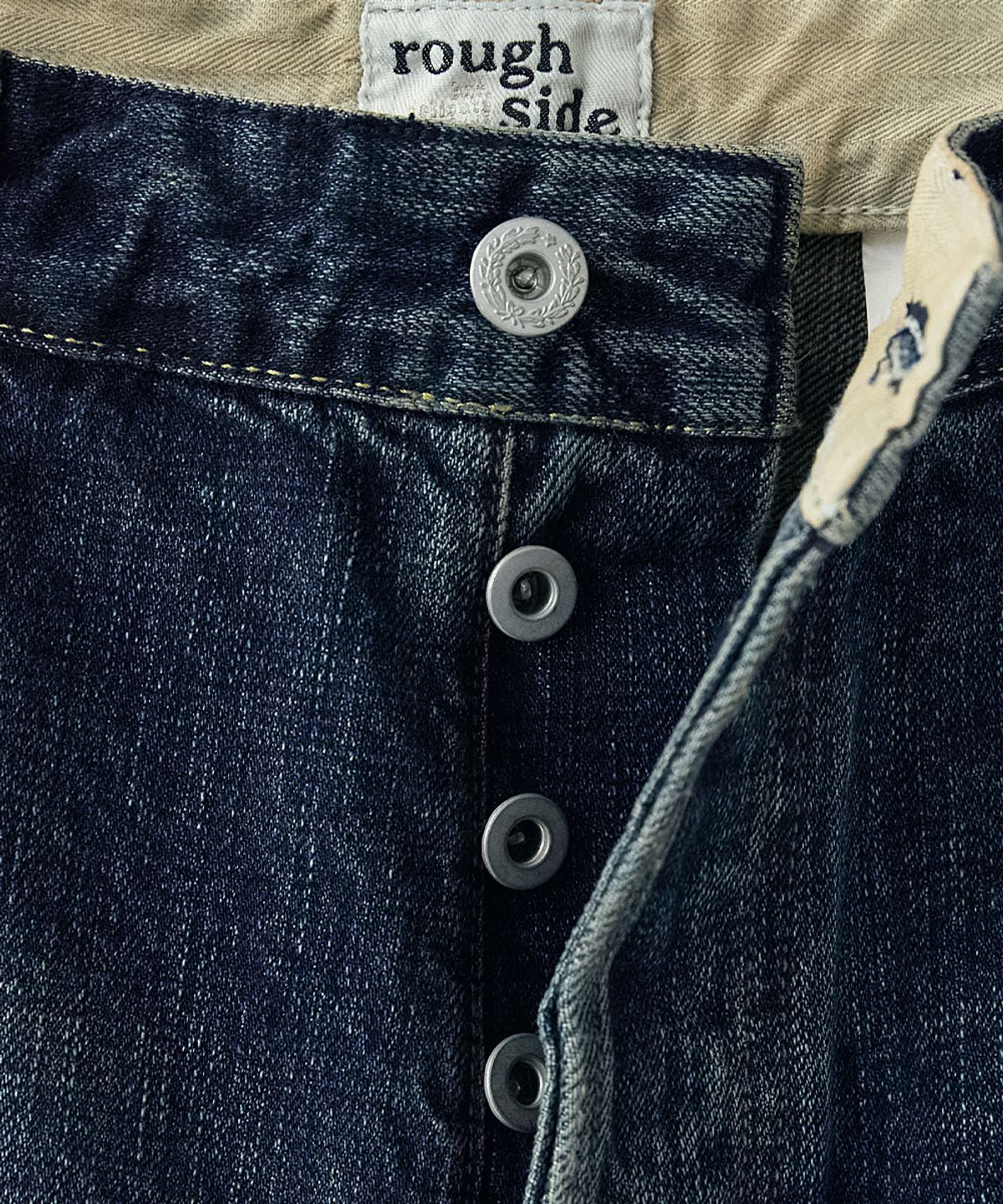 러프사이드(ROUGHSIDE) 5P Denim Pants Used Blue