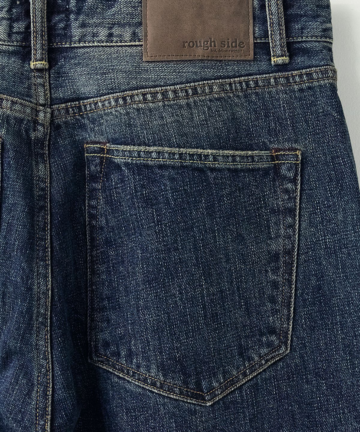 러프사이드(ROUGHSIDE) 5P Denim Pants Used Blue