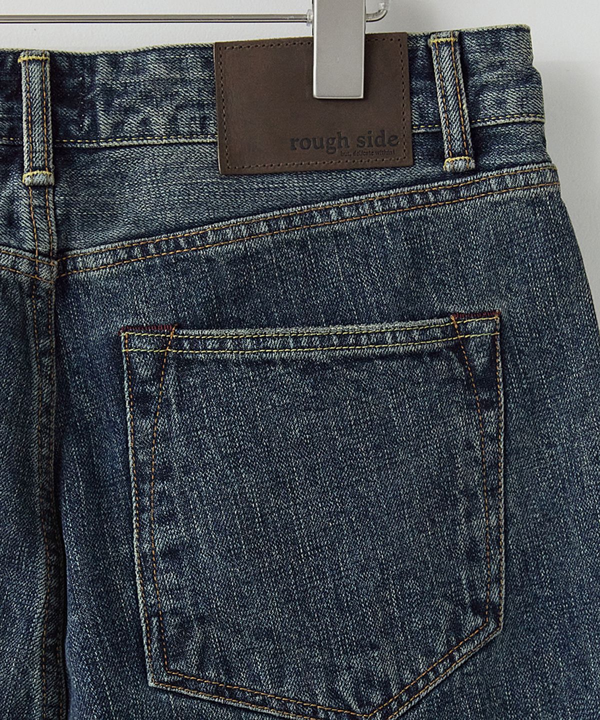 러프사이드(ROUGHSIDE) 5P Denim Pants Used Blue