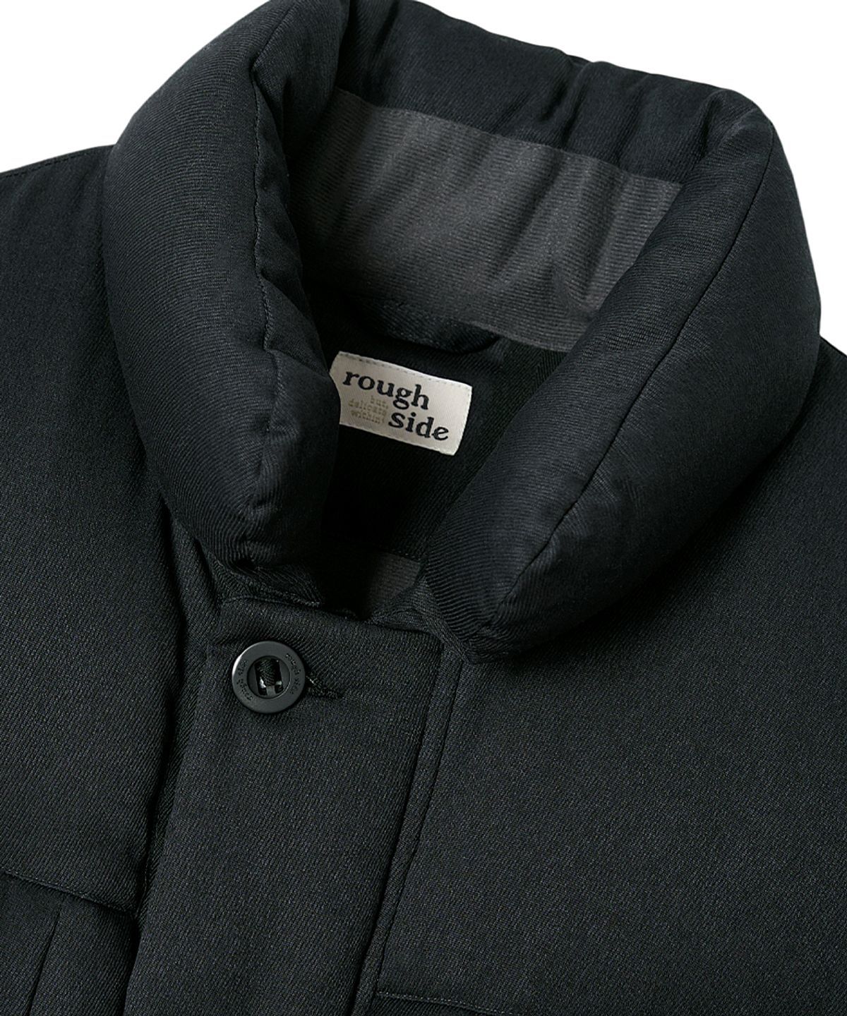 러프사이드(ROUGHSIDE) Alpine Field Parka Ash Black