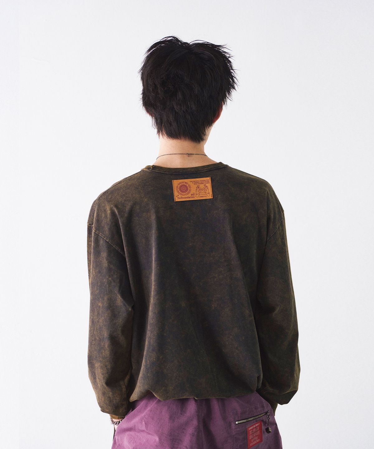 커넥트엑스(CONECTX) Washed Graphic Long Sleeve
