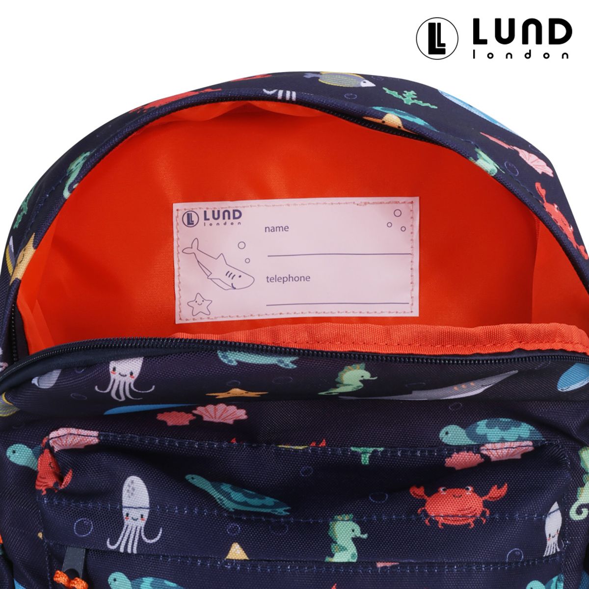 룬드런던(LUNDLONDON) 리틀룬드 키즈 백팩 오션