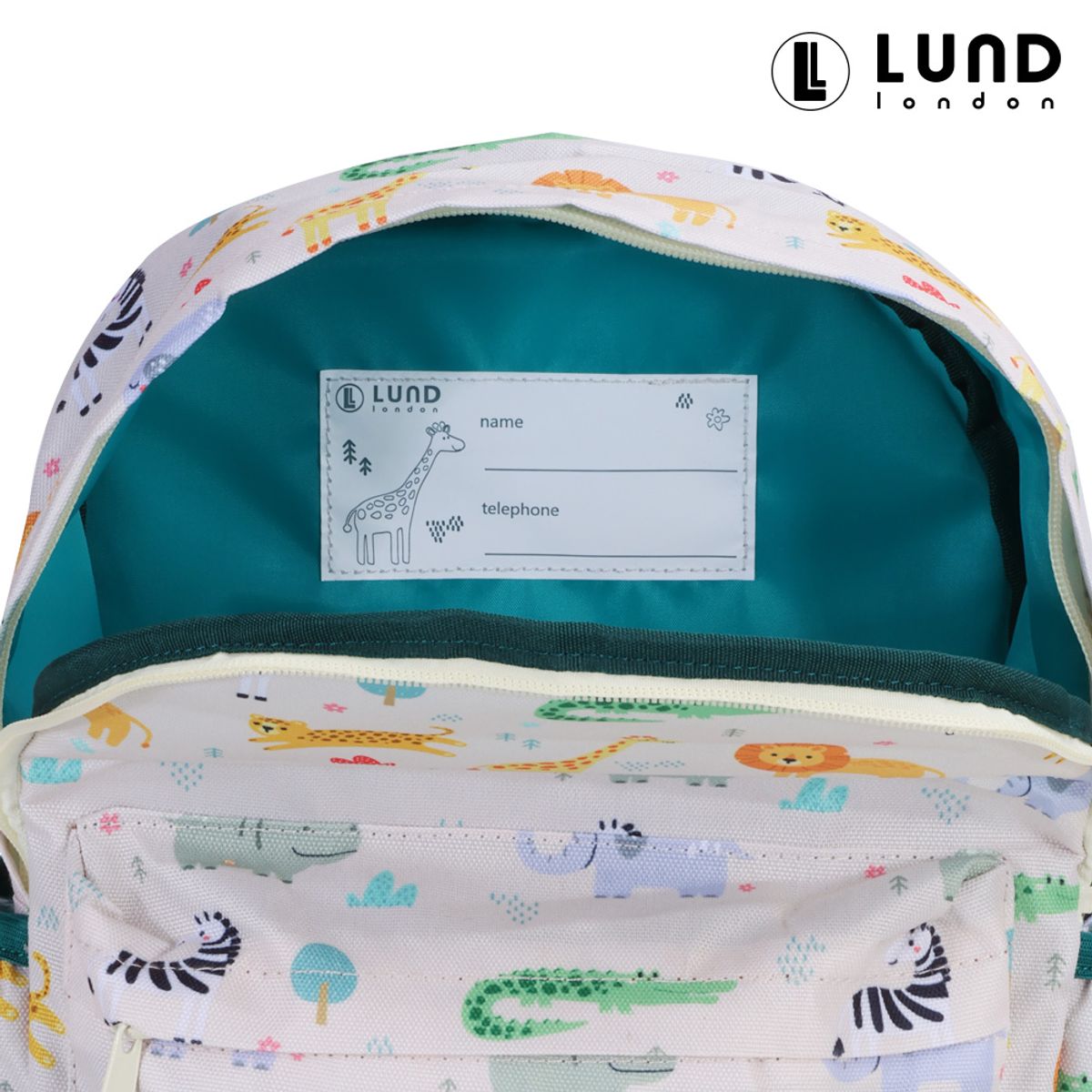 룬드런던(LUNDLONDON) 리틀룬드 키즈 백팩 사파리