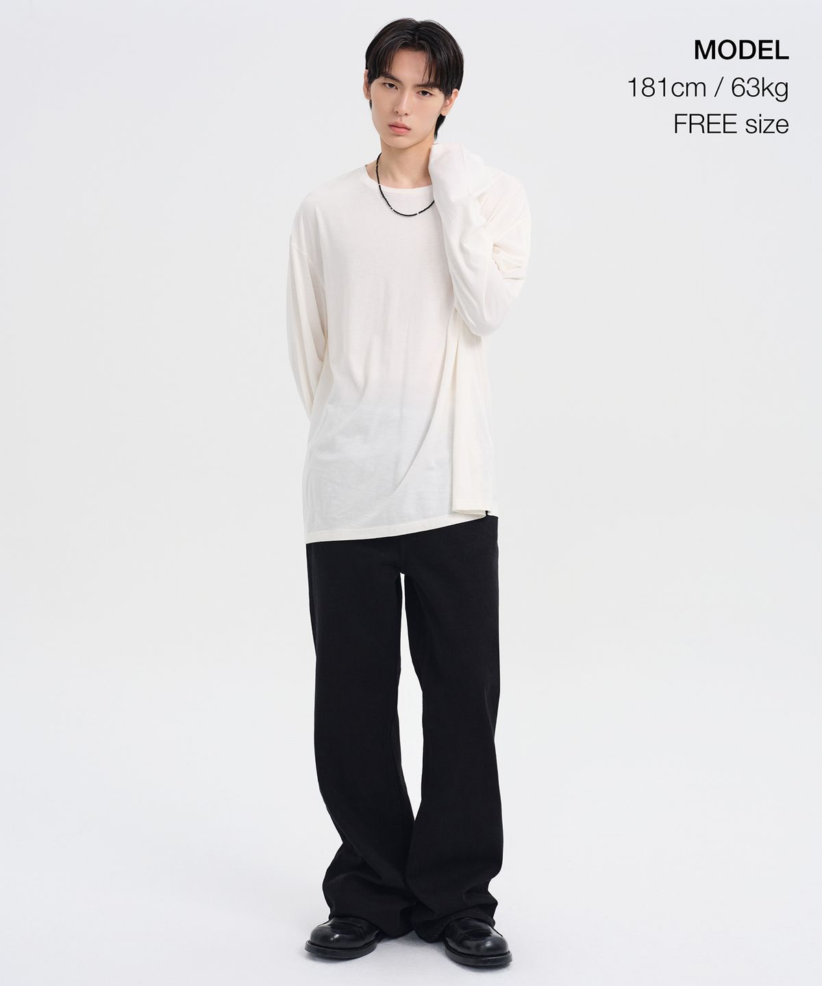 무신사 스탠다드(MUSINSA STANDARD) 시드 비즈 네크리스 [블랙]