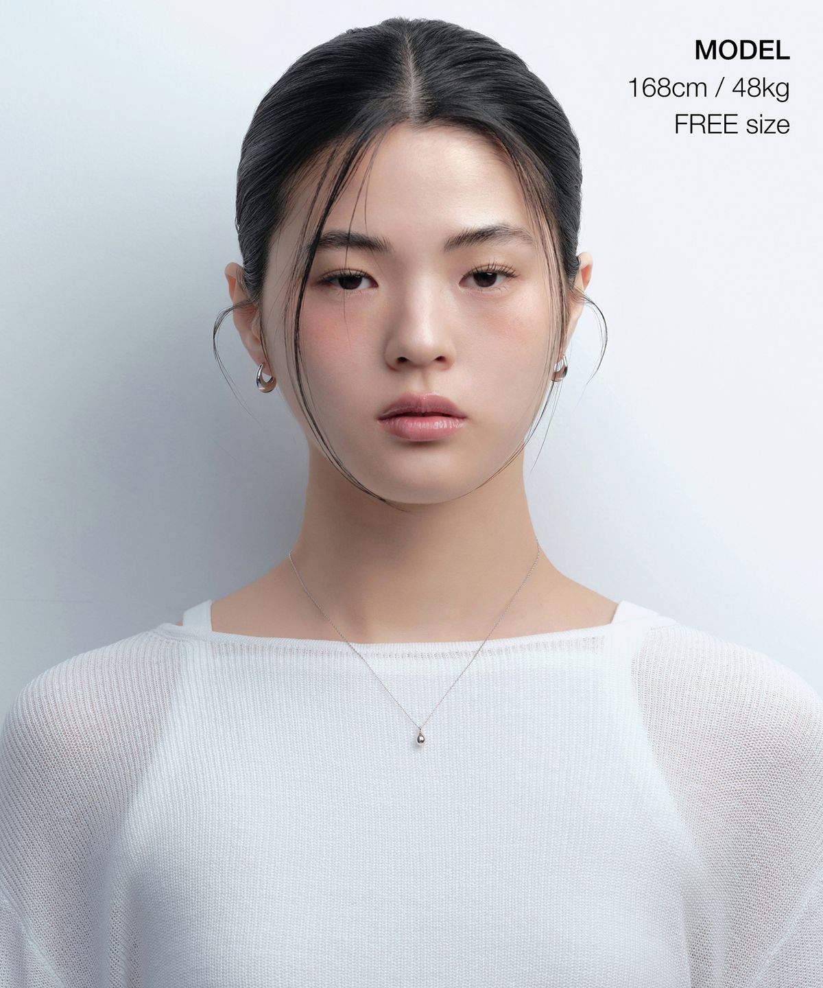 무신사 스탠다드 우먼(MUSINSA STANDARD WOMAN) 우먼즈 워터 드롭 네크리스 [실버]