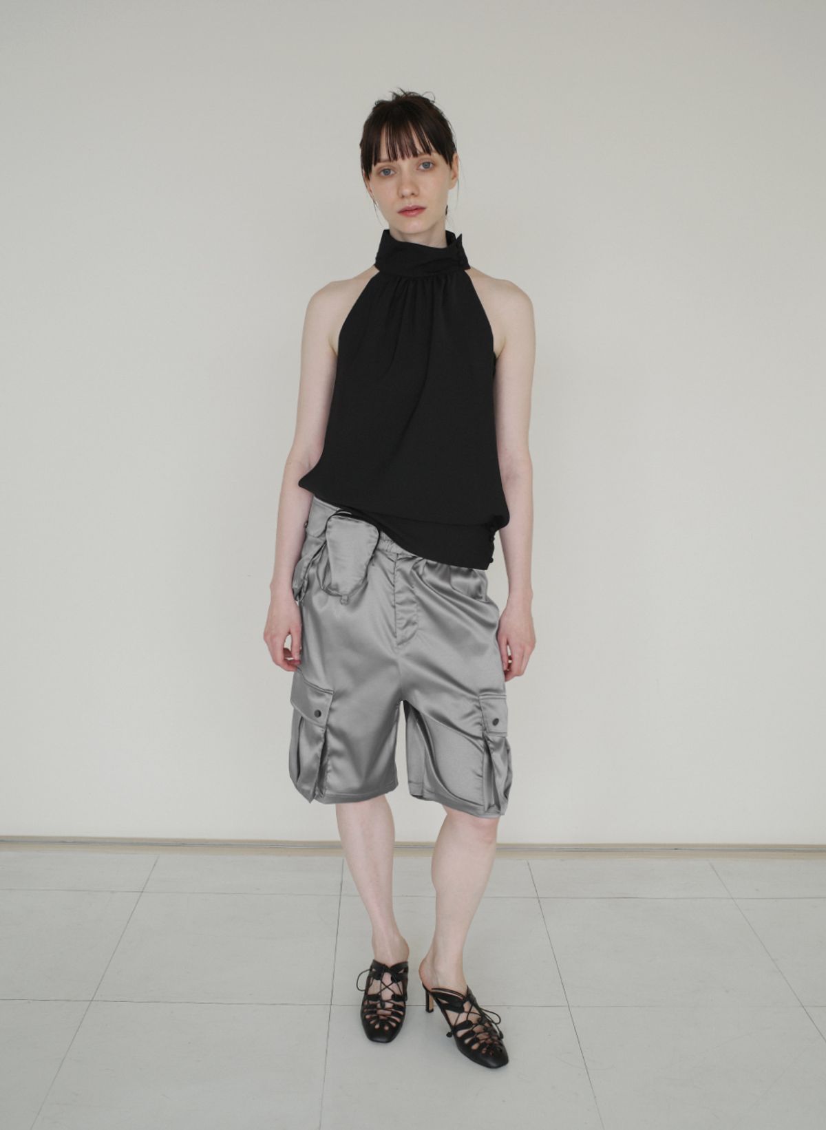 디파블로(D.PABLO) gleam bermuda gray pants