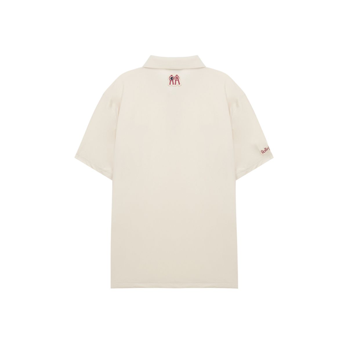 롤링롤라이(ROLLINGROLLEYE) 롤롤 크림패치 폴로티셔츠 RollRoll Cream Patch Polo Shirt