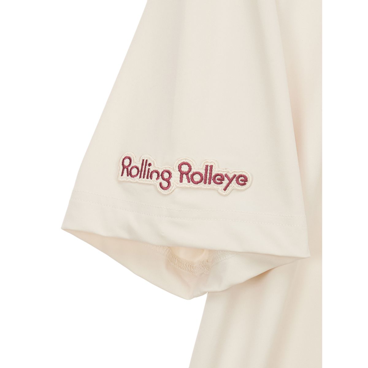 롤링롤라이(ROLLINGROLLEYE) 롤롤 크림패치 폴로티셔츠 RollRoll Cream Patch Polo Shirt