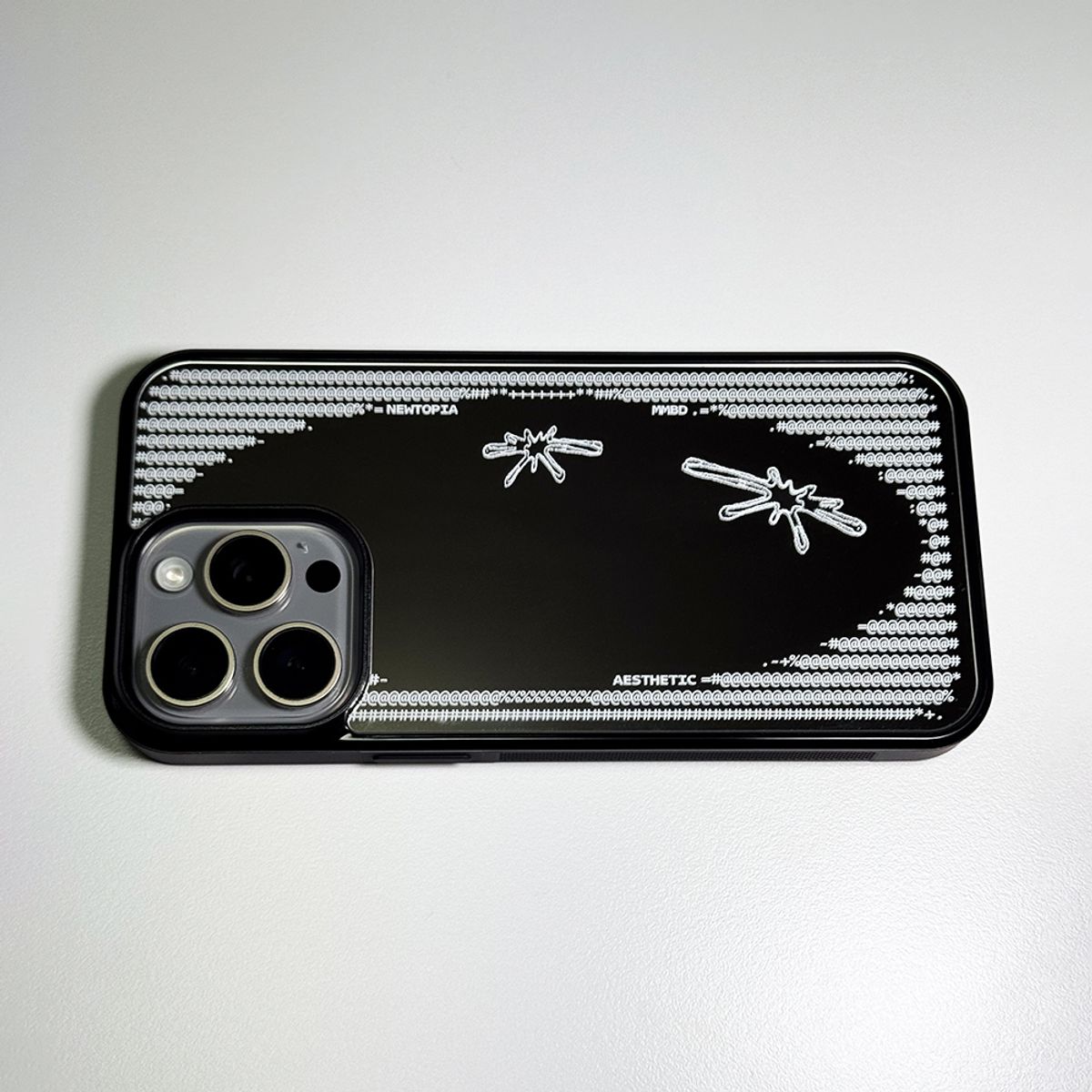메모리즈바운더리(MEMORIESBOUNDARY) NTA Bound Life_ASCII CORE_001 Bumper Mirror Phone Case (MagSafe)