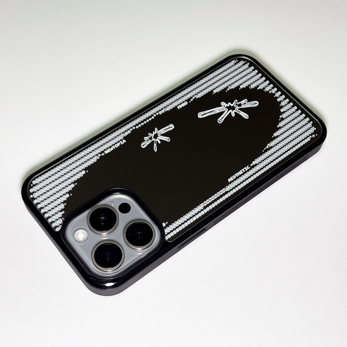 메모리즈바운더리(MEMORIESBOUNDARY) NTA Bound Life_ASCII CORE_001 Bumper Mirror Phone Case (MagSafe)