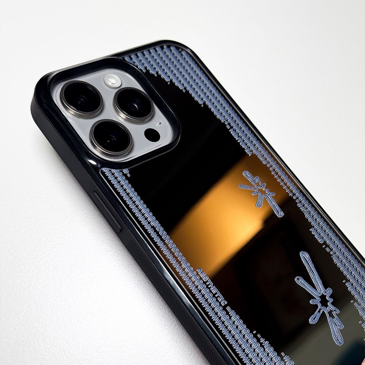메모리즈바운더리(MEMORIESBOUNDARY) NTA Bound Life_ASCII CORE_002 Bumper Mirror Phone Case (MagSafe)
