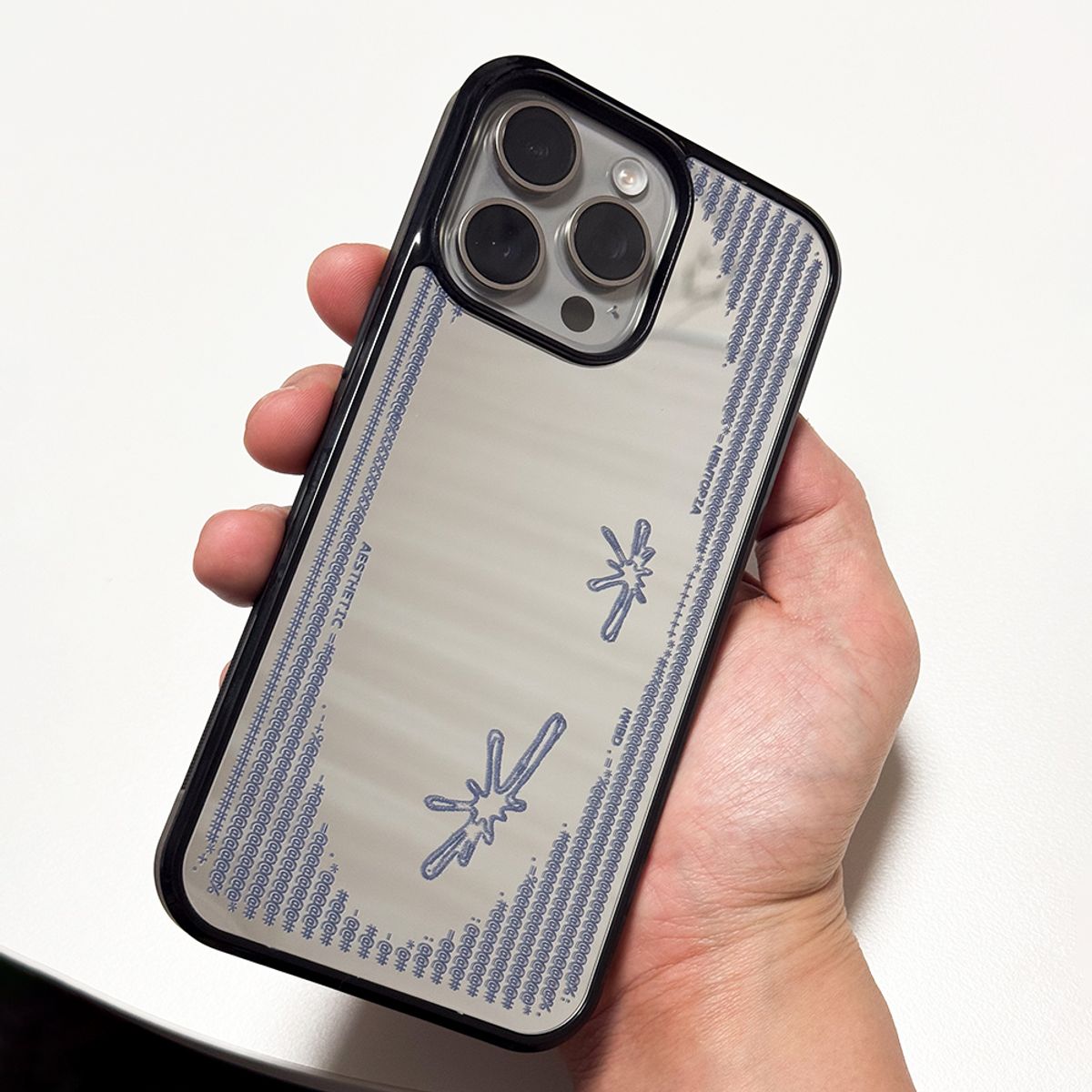메모리즈바운더리(MEMORIESBOUNDARY) NTA Bound Life_ASCII CORE_002 Bumper Mirror Phone Case (MagSafe)
