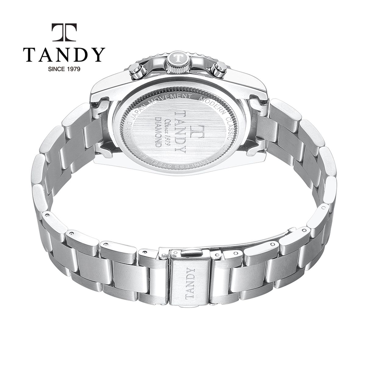 탠디(TANDY) 다이아몬드 남성 메탈 시계 DIA-3926