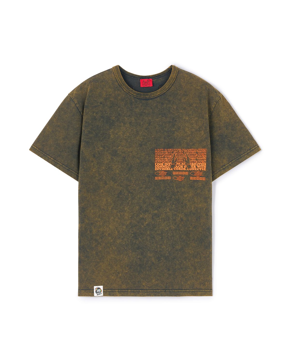 커넥트엑스(CONECTX) Box logo washed cotton t-shirt