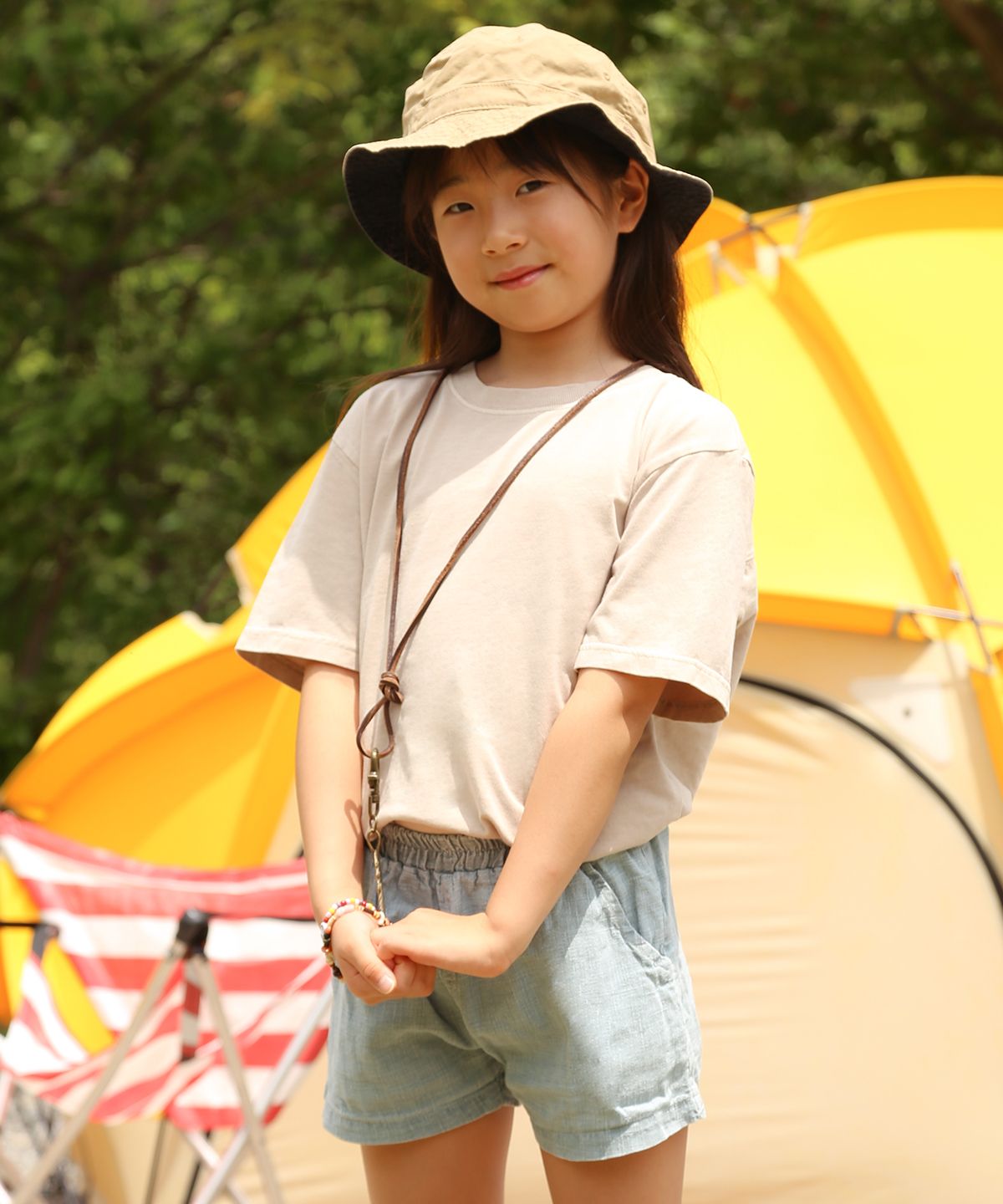페이크캠퍼(FAKE CAMPER) [2PACK] 키즈 헤비 피그먼트 디테일 티셔츠