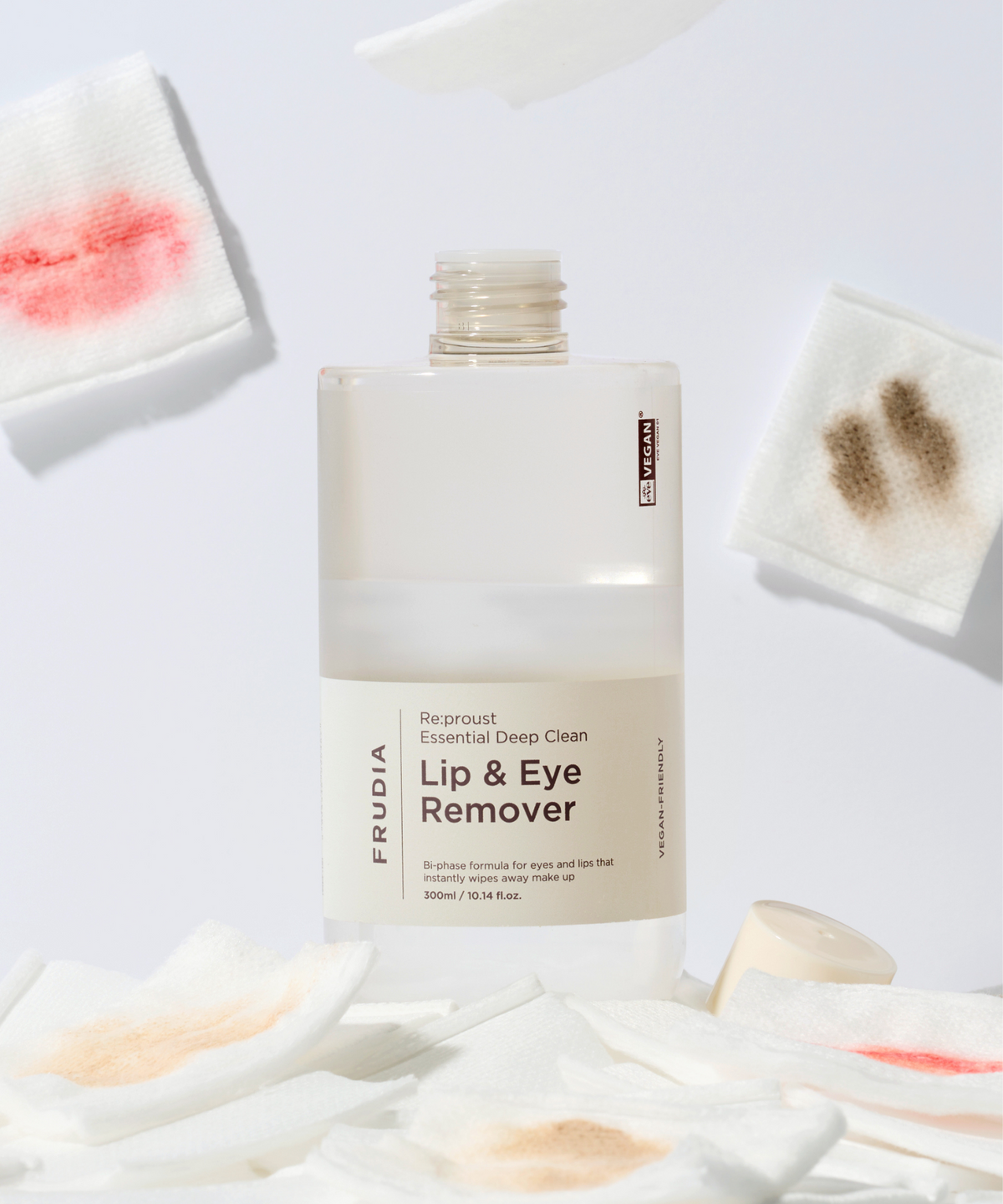 후르디아(FRUDIA) 리프루스트 대용량 립 앤 아이 리무버 300ml 97.7% 세정 (+ 리프루스트 바디워시 300ml 추가증정)