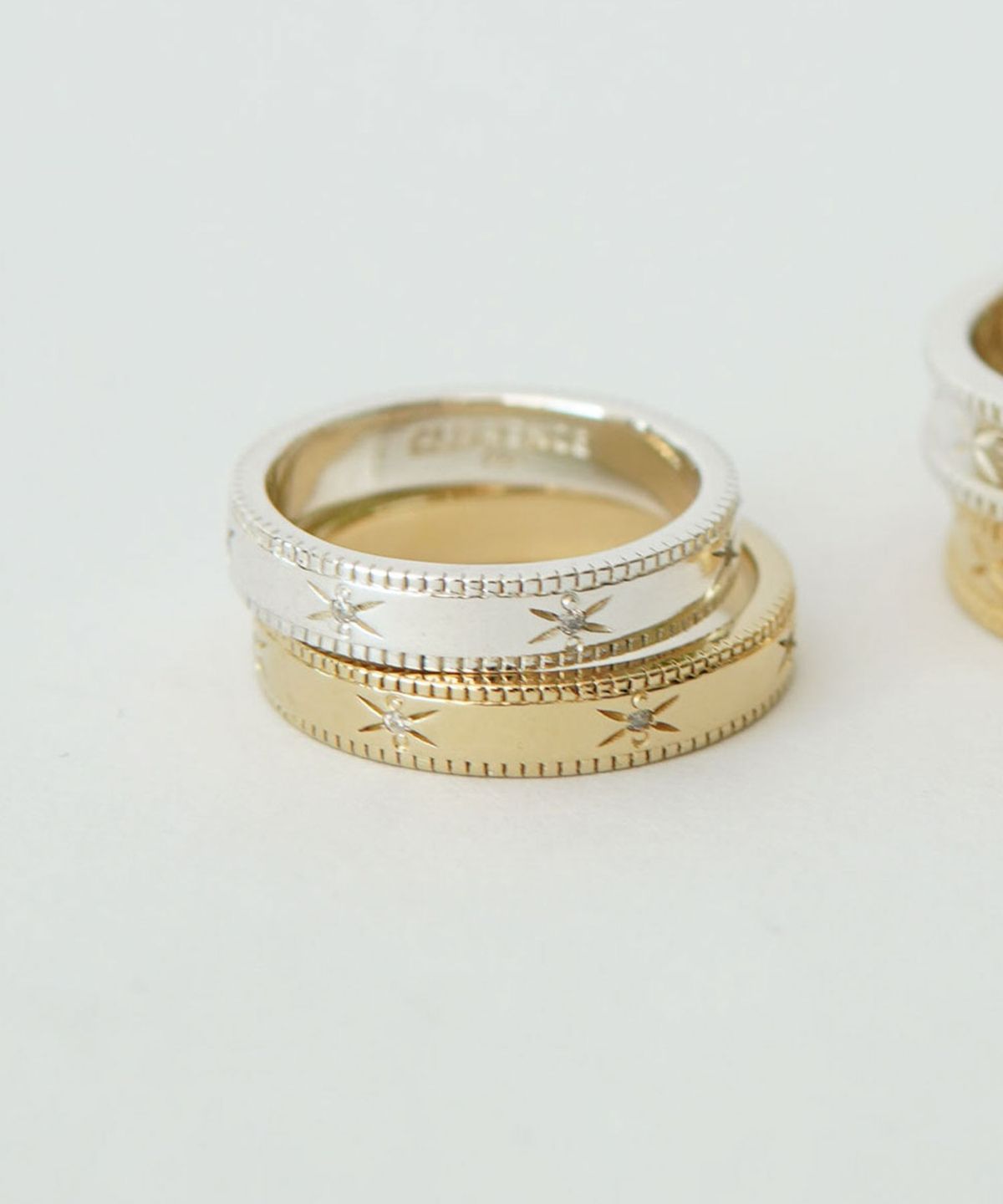 클레멍스 주얼리(CLEMENCE JEWELRY) 플뢰르 카빙 링 01_실버