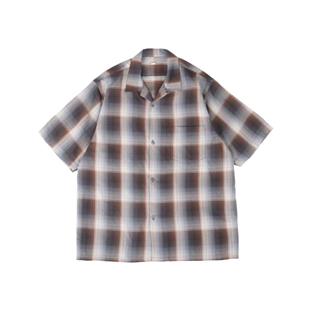 본로우(BONRROW) Rayon Half Open Shirts