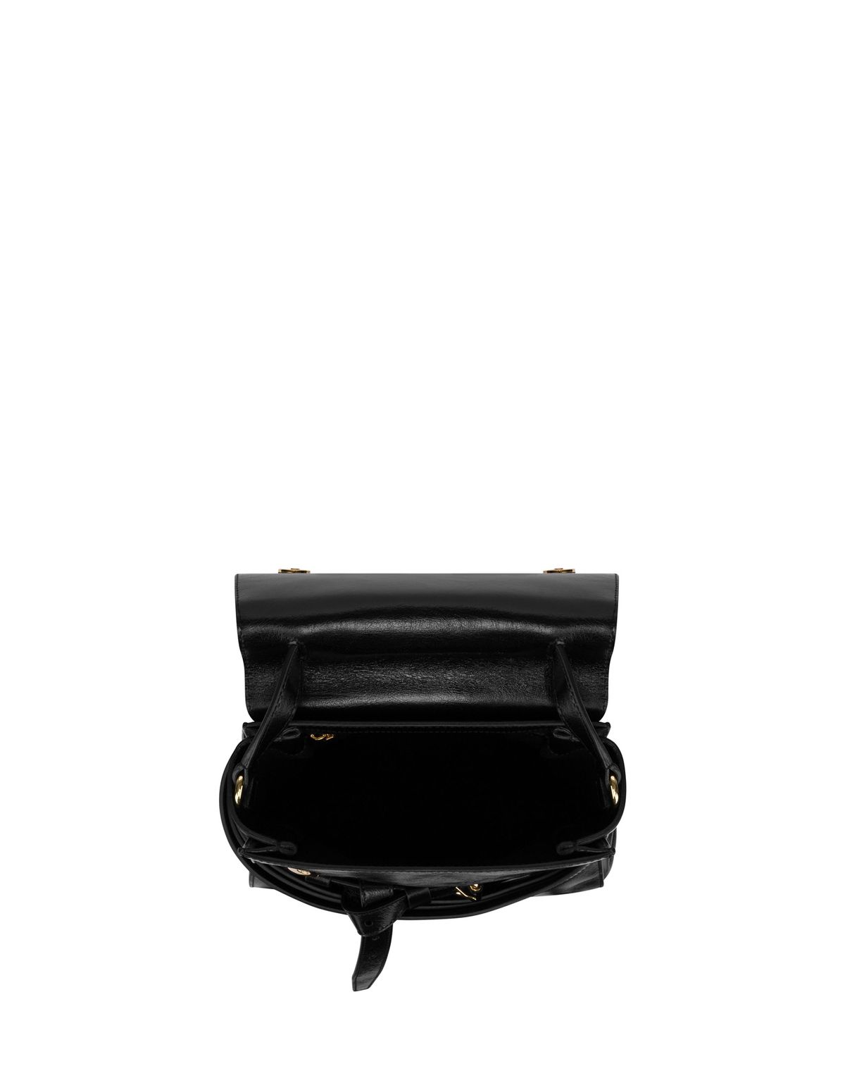 모스키노(MOSCHINO) 타이 미 댈러스 카프 스몰 백팩 BLACK