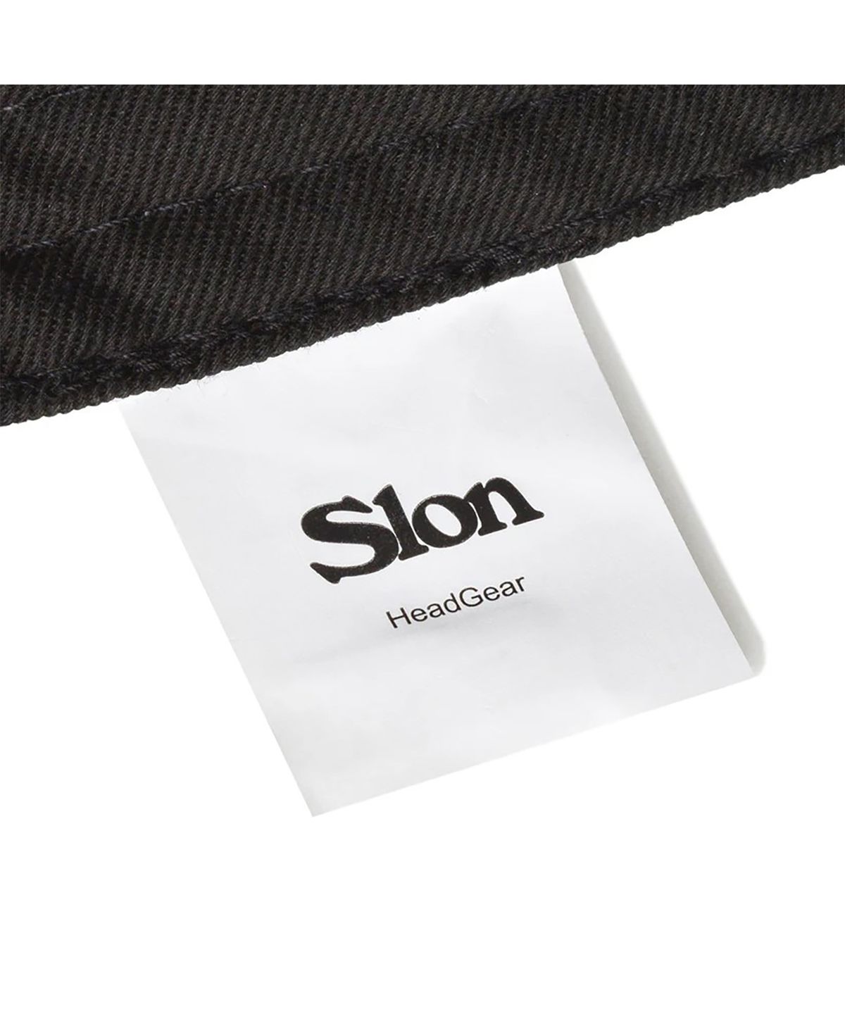 슬론(SLON) 클래식 로고 도트톤 캡 (블랙)