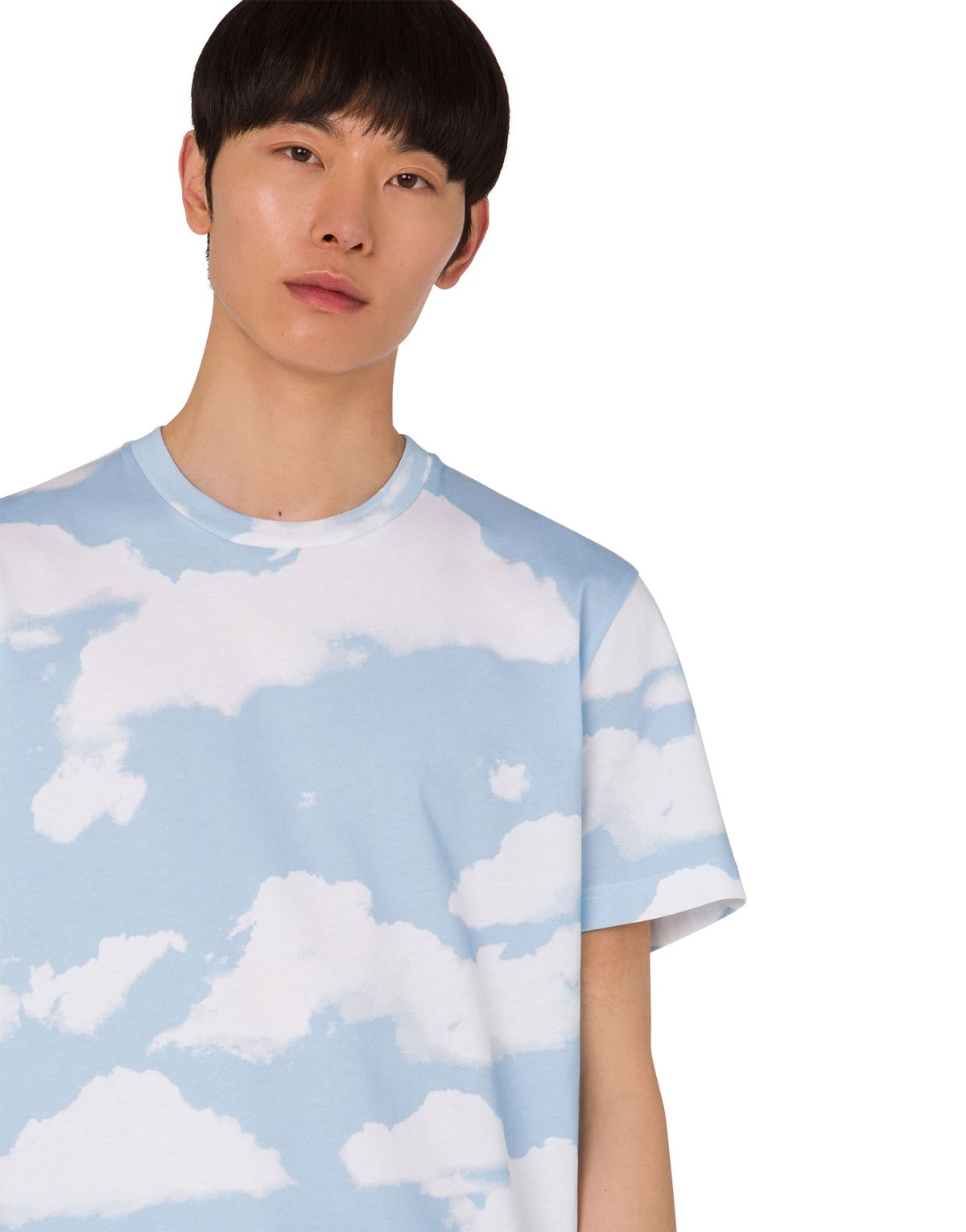 모스키노(MOSCHINO) 아카이브 클라우드 코튼 저지 티셔츠_맨