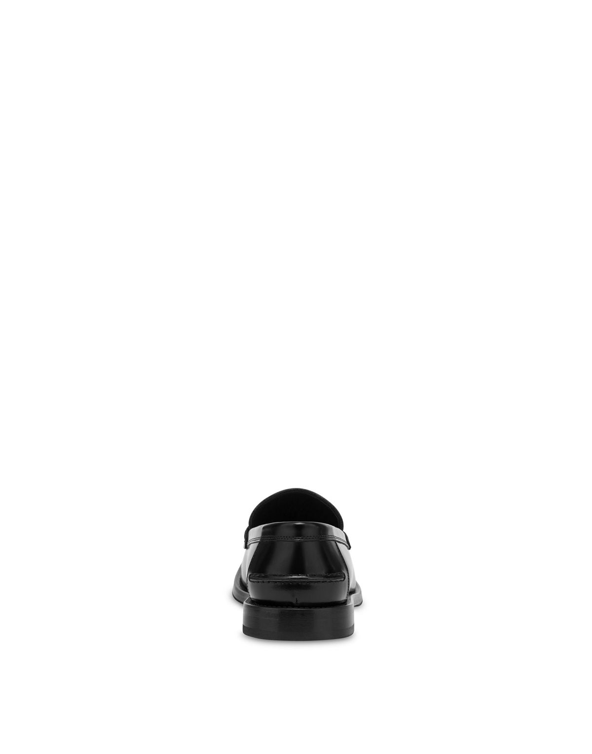 모스키노(MOSCHINO) 카프스킨 로퍼 블랙_맨