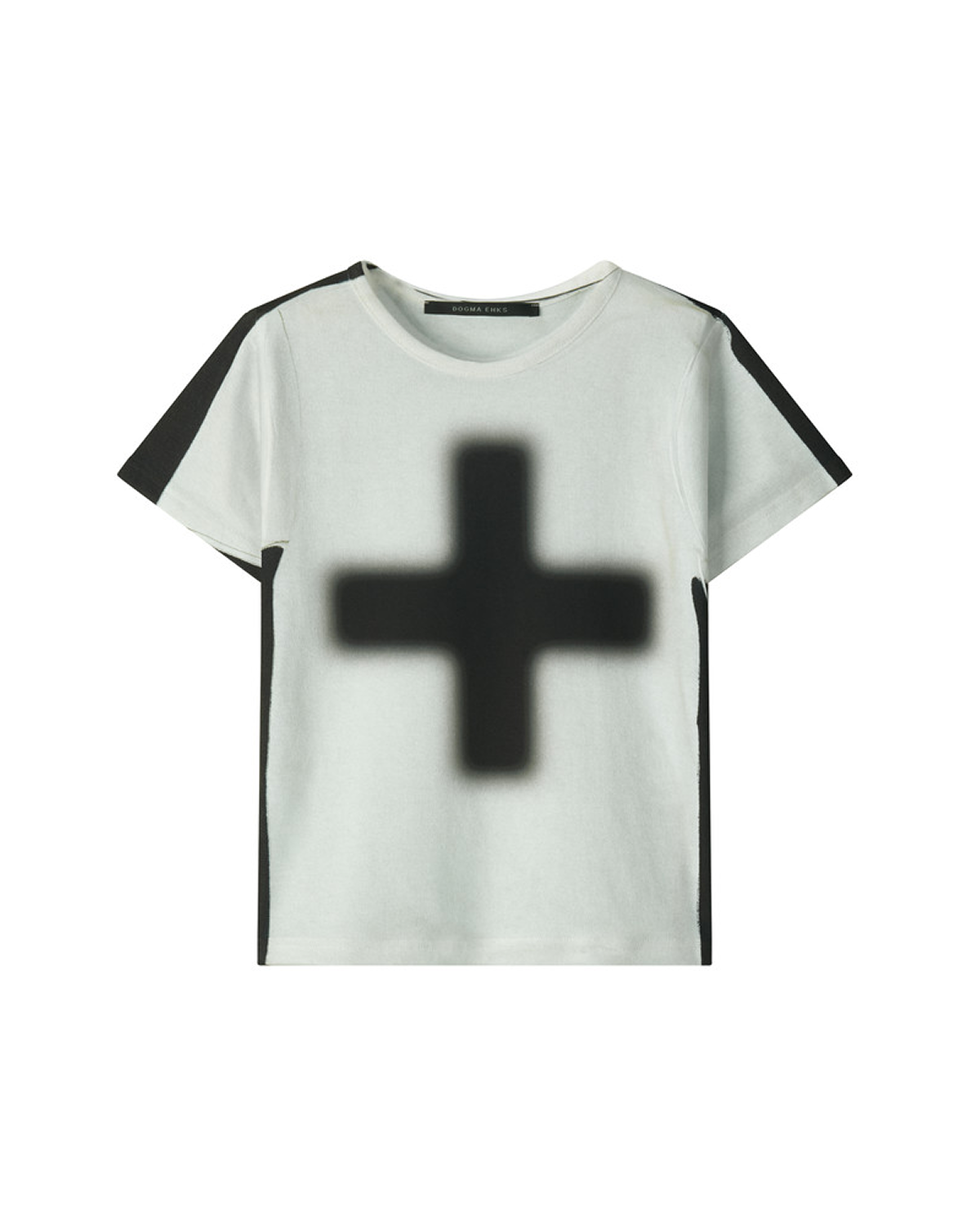 도그마 엑스(DOGMA EHKS) CROSS CROP SHORT SLEEVE LIGHT GREY