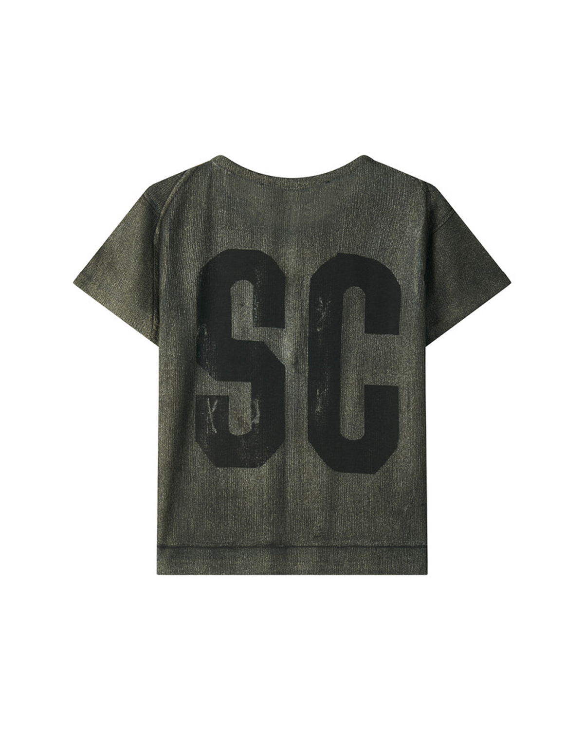 도그마 엑스(DOGMA EHKS) TROMPE LOEIL RUGGED CROP SHORT SLEEVE KHAKI