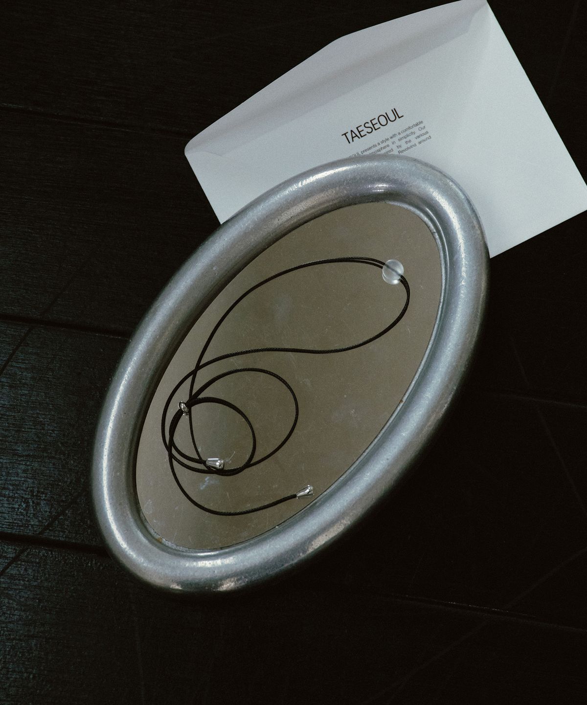 태서울(TAESEOUL) Tide ball necklace (White)