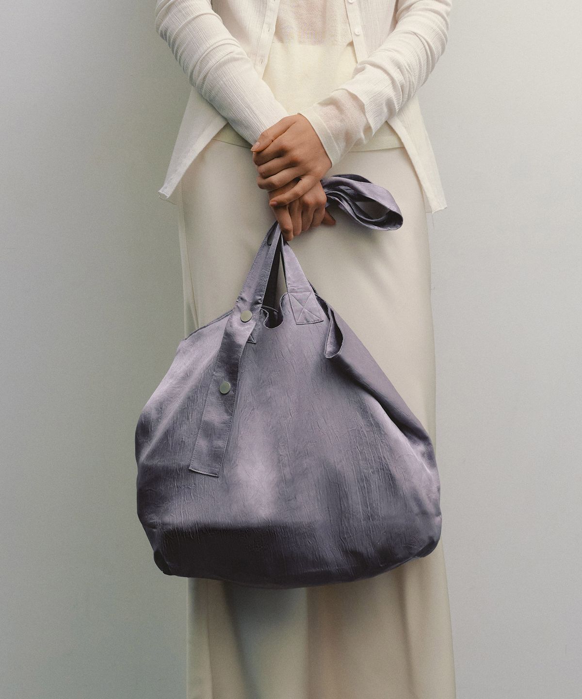 태서울(TAESEOUL) Leaf lounge bag (Lavender)