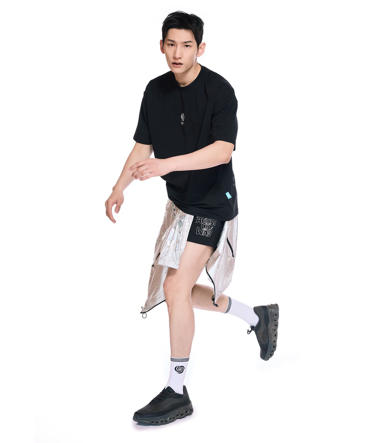 어고우(AGOW) 패밀리 코튼 팬츠 블랙