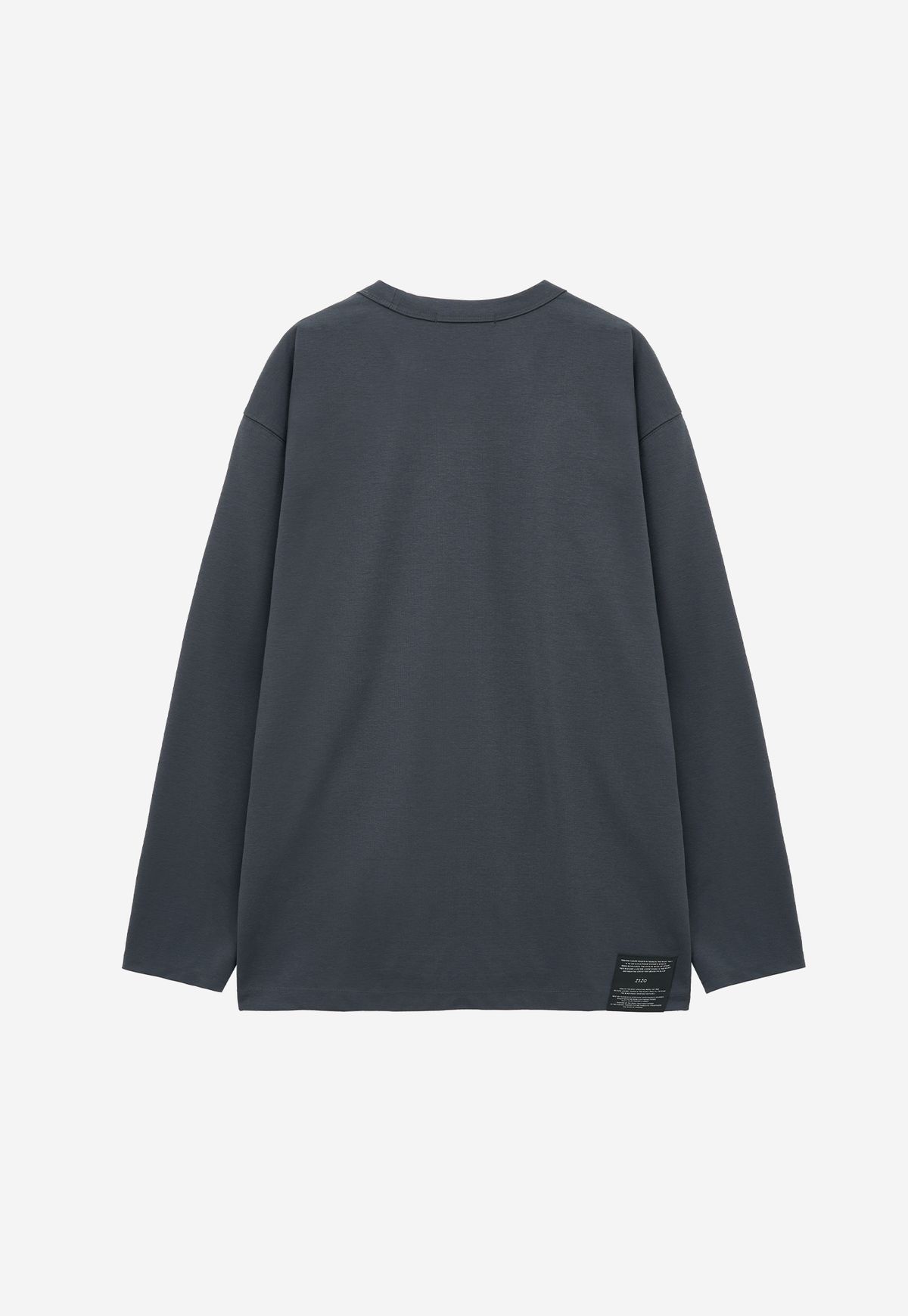 지오송지오(ZIOSONGZIO) 타임리스 롱 슬리브 차콜 ZH5TS592CH