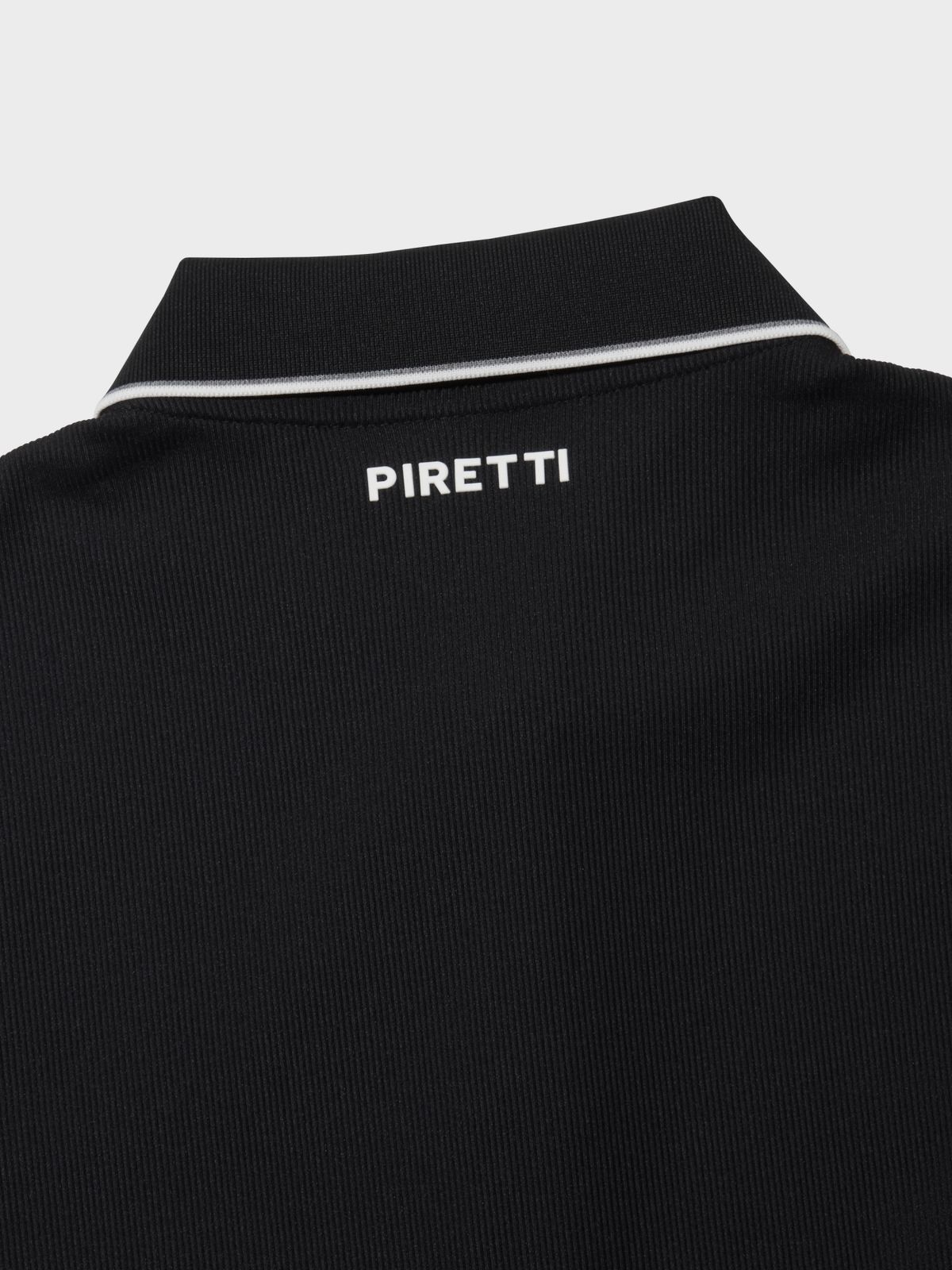 피레티(PIRETTI) 사보나 5부 폴로 티셔츠 W_Black