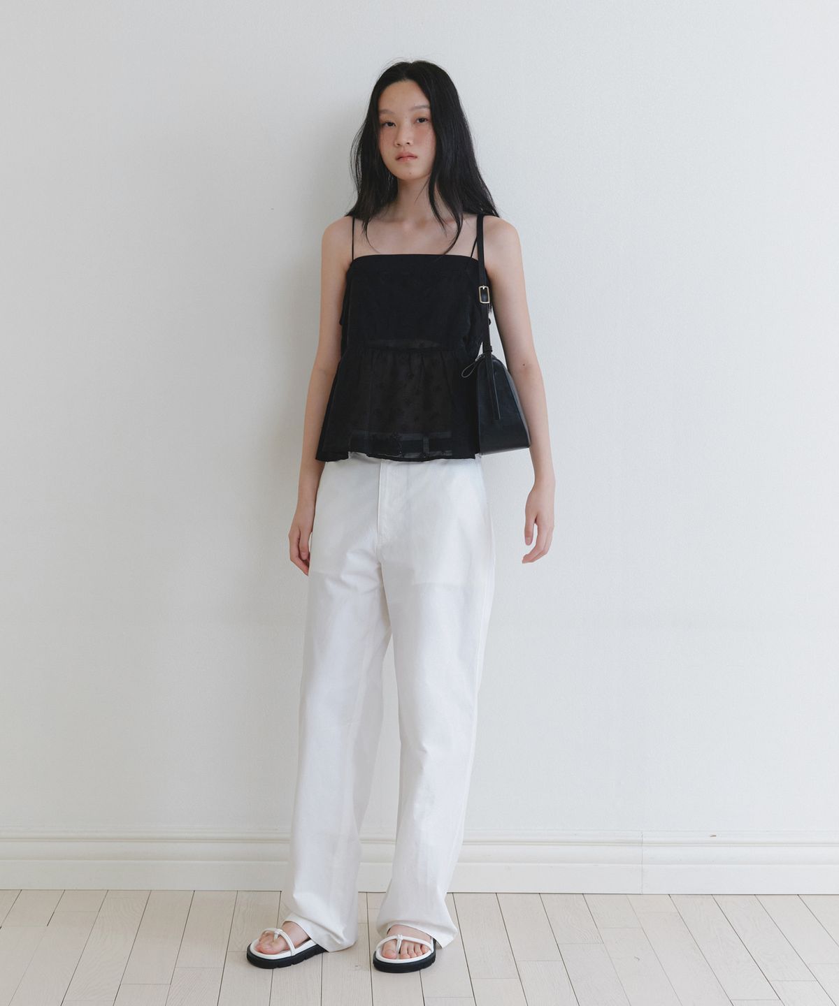 유라고(URAGO) Flower sheer bustier