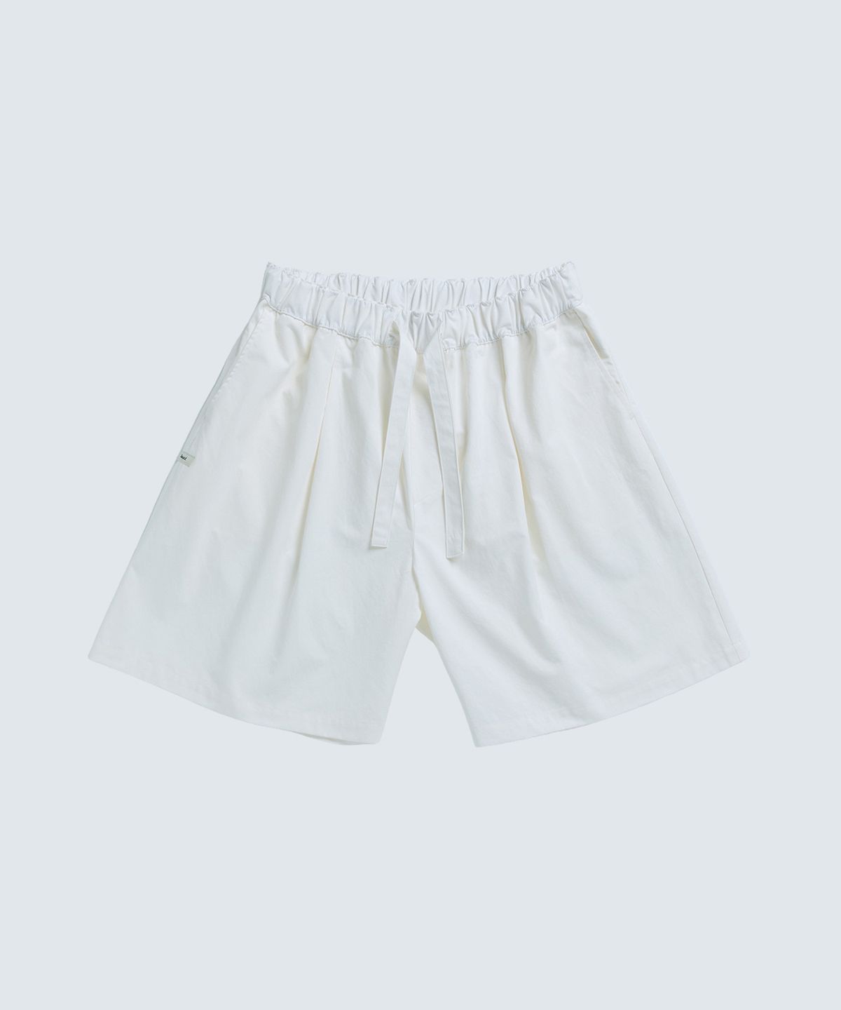 슬리피캣(SLEEPYCAT) (uni) Lazed short pants cotton white