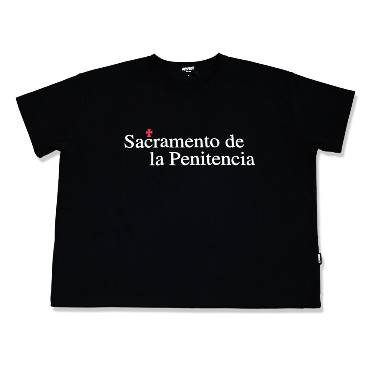 리스펙트(RESPECT) sacramento de la penitencia crop fit tee (black)