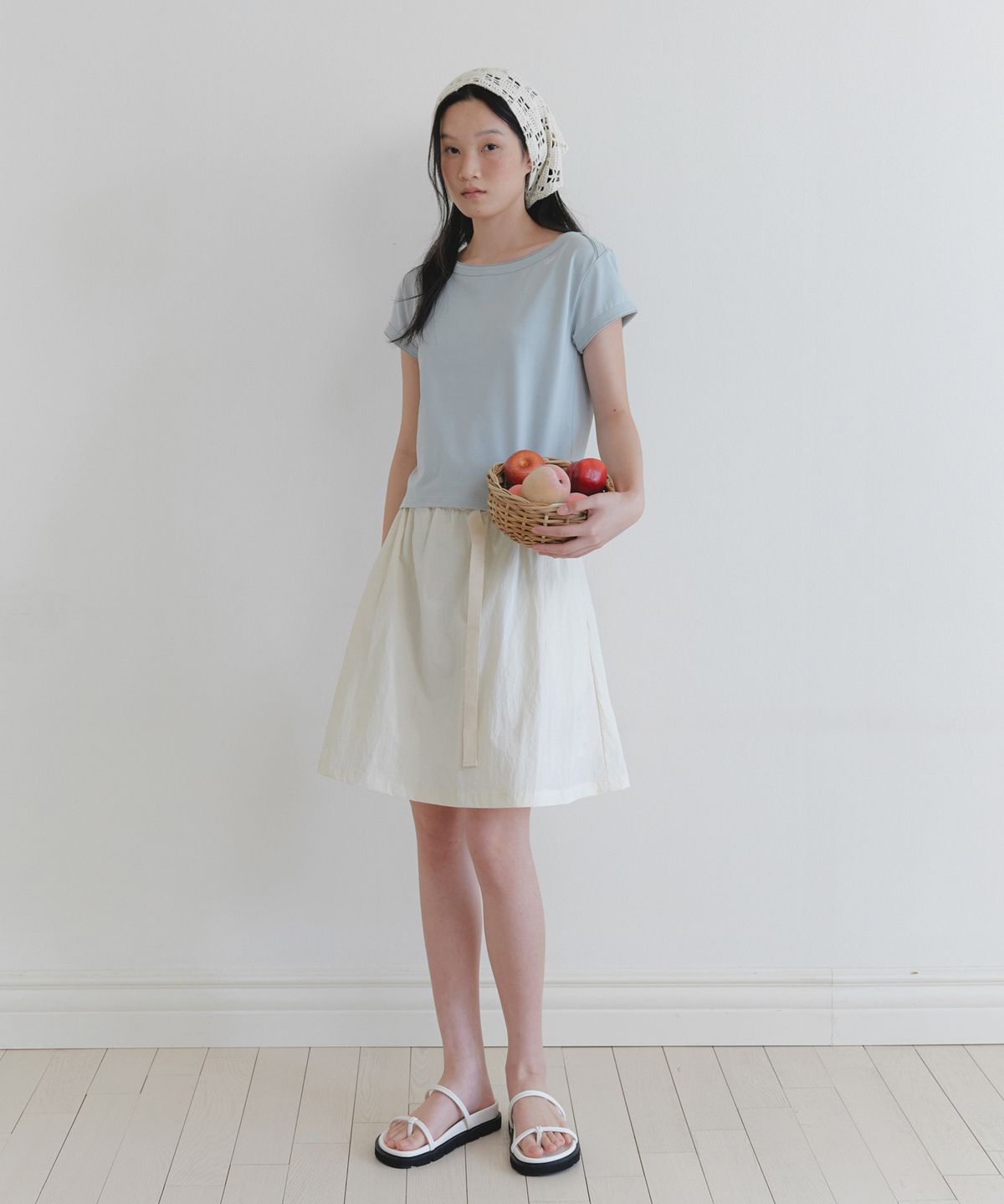 유라고(URAGO) Nylon belted banding skirt