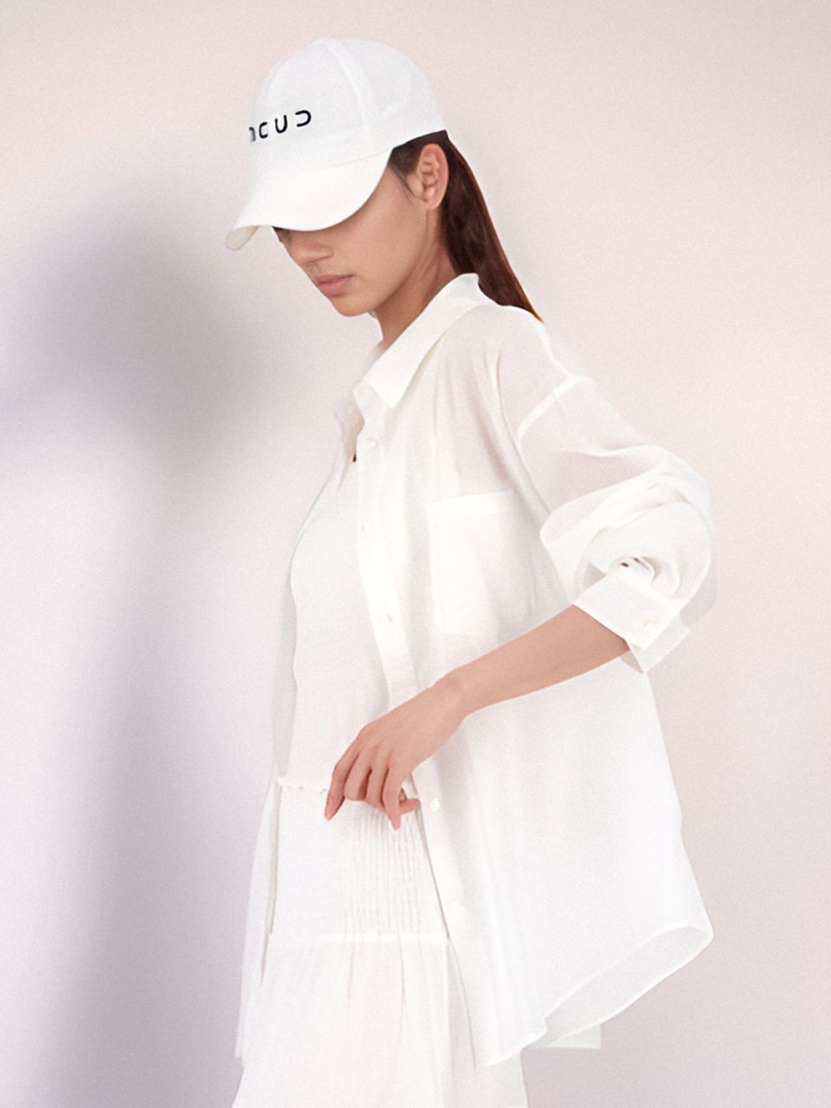 아쿠드(ACUD) Long Sleeve Linen Shirt _White