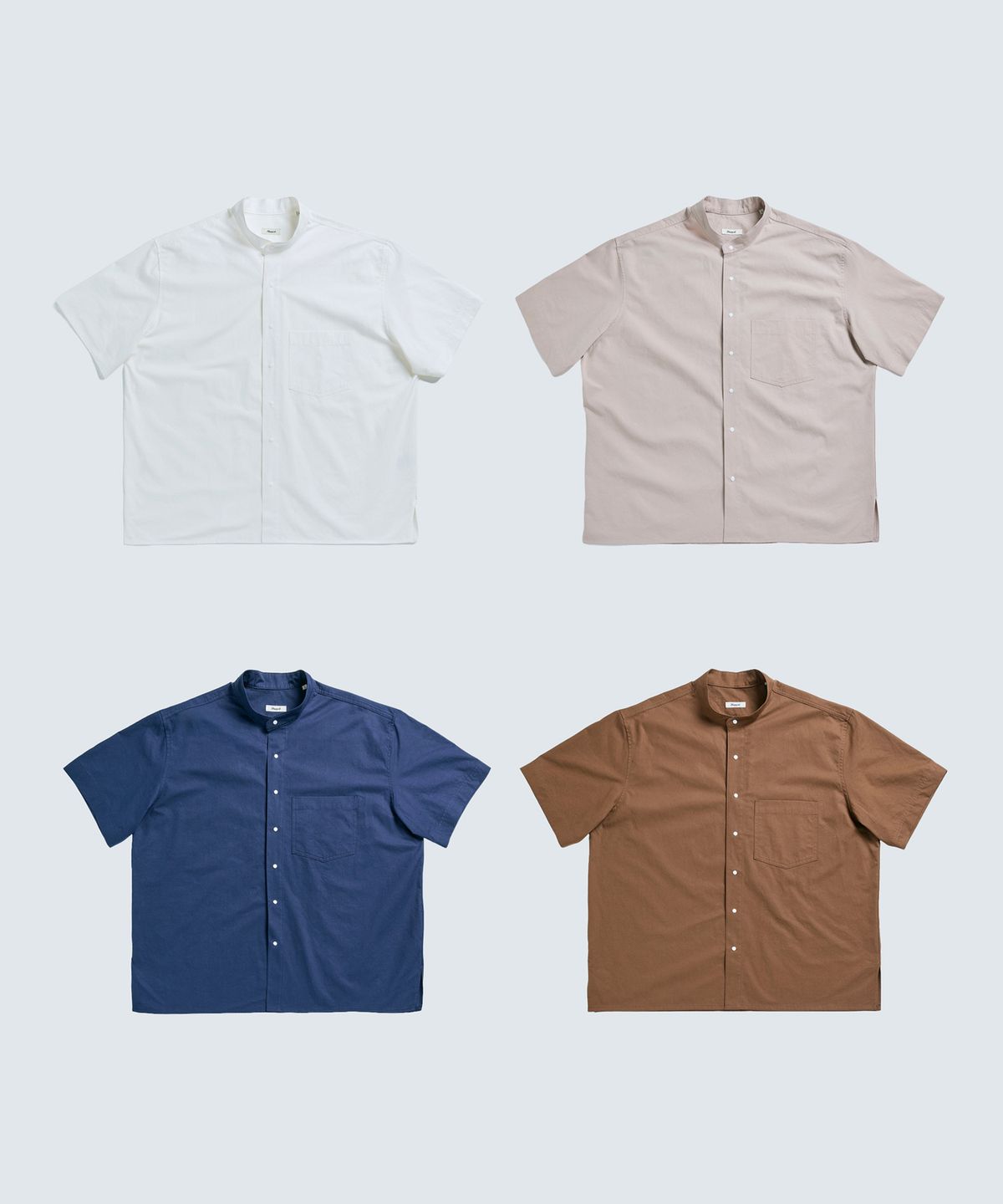 슬리피캣(SLEEPYCAT) [SET] (uni) Lazed over short sleeve & pants cotton (4color)