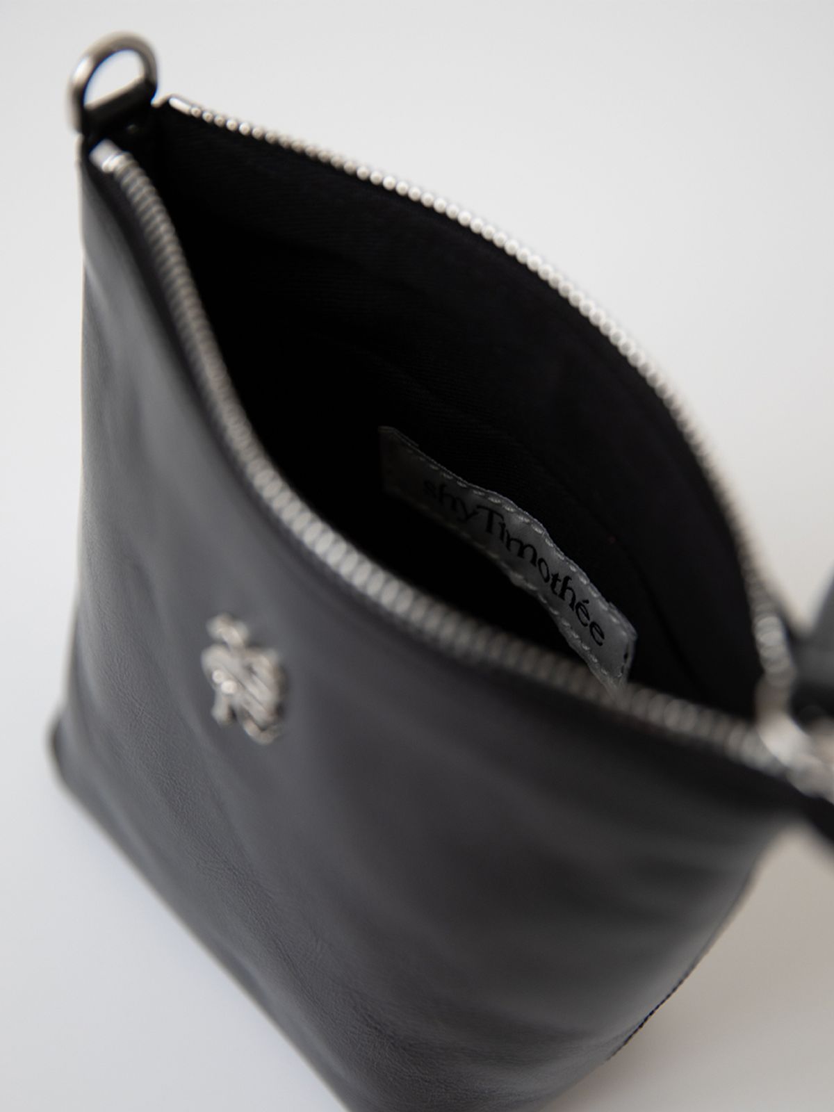 샤이티모시(SHYTIMOTHEE) leather mignon bag_black