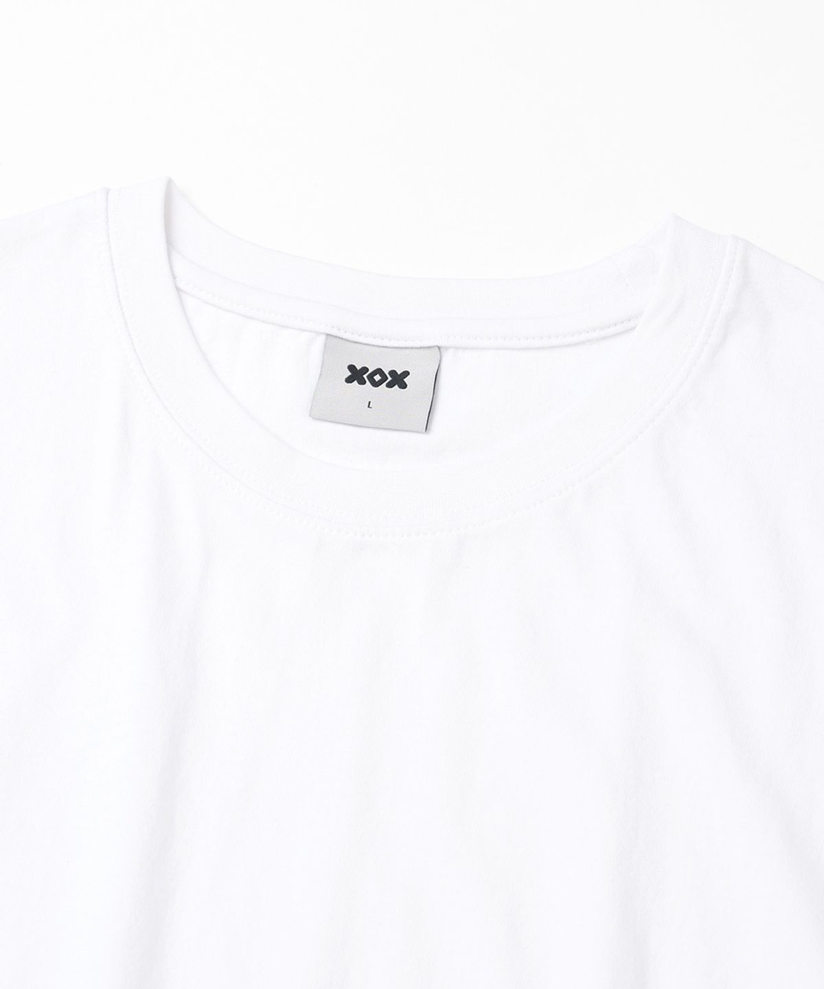 엑스오엑스(XOX) 코튼 크롭 티셔츠 [WHITE]
