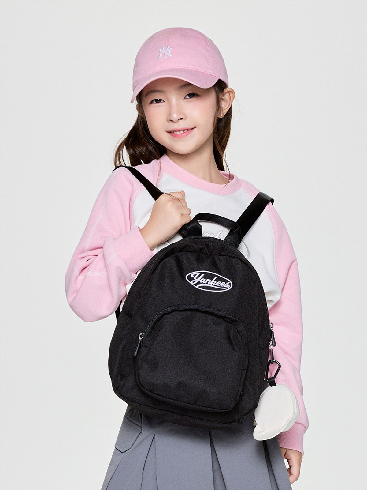 엠엘비 키즈(MLB KIDS) 루키 미니 백팩 NY (Black)