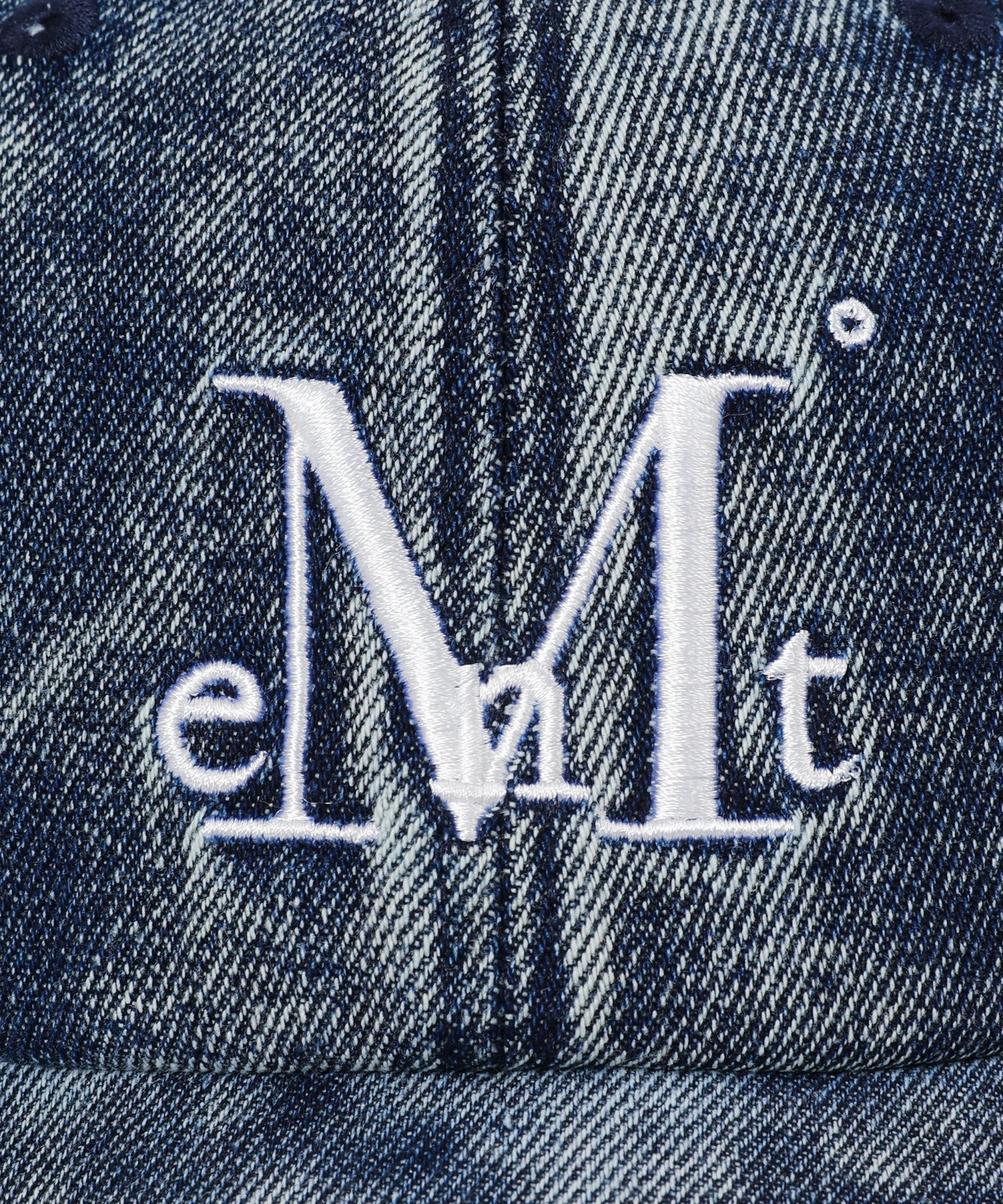 MUSINSA | MUCENT Signature Ball Cap (Stone Washed Denim)