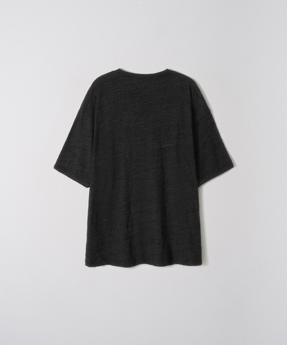 이지오(EZIO) Slub Round T-shirt_black