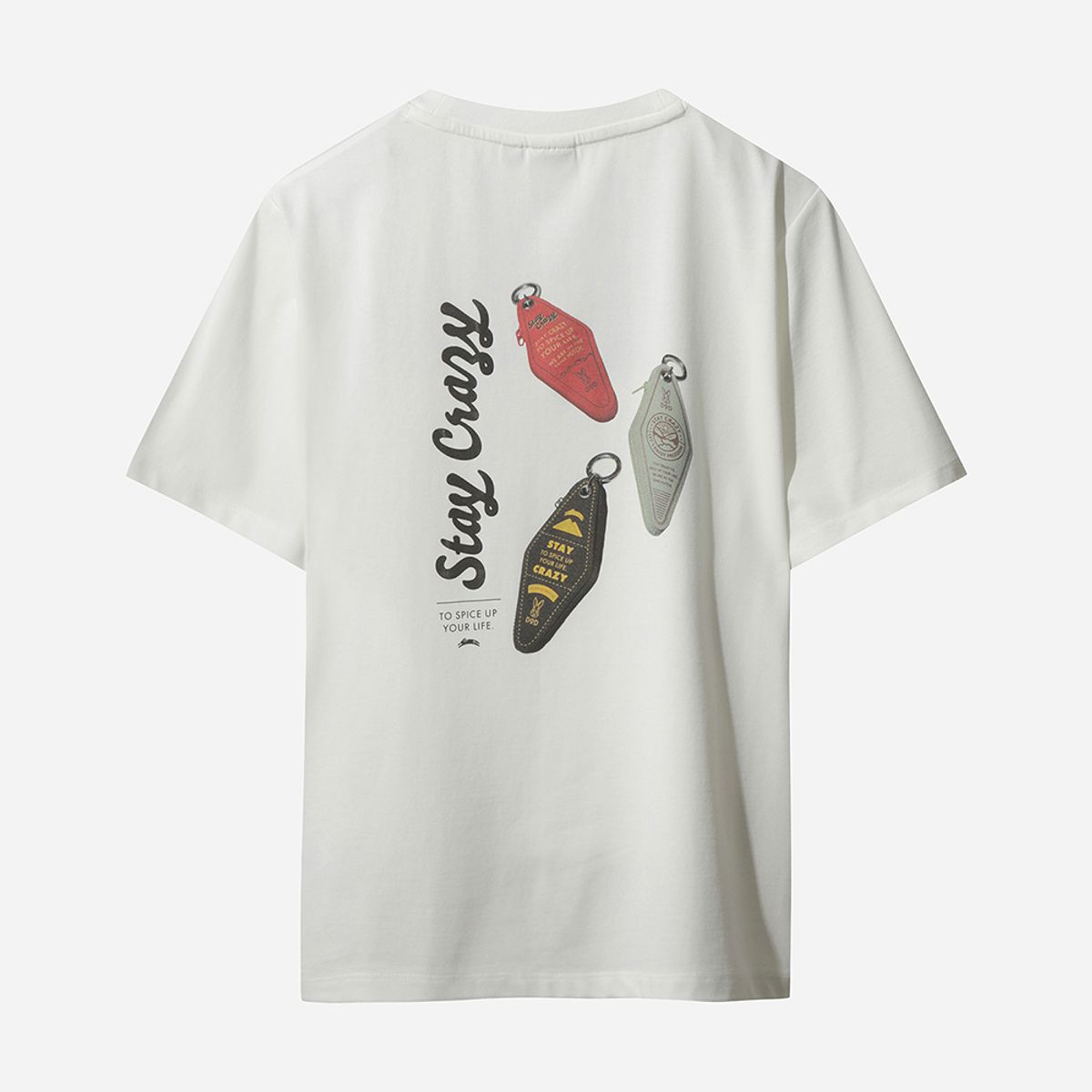 디오디(DOD) 스파이스업 빈티지 그래픽 반팔 티셔츠 여자(OFF WHITE 2)