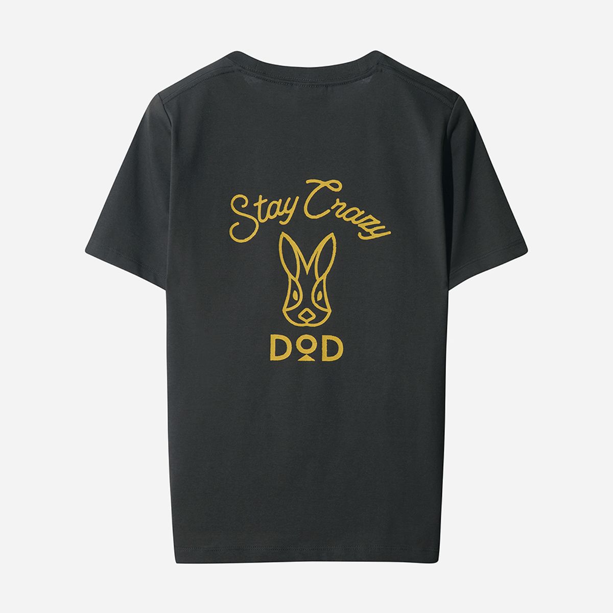 디오디(DOD) 스파이스업 라운드그래픽 반팔 티셔츠 여자(D.CHARCOAL GREY)