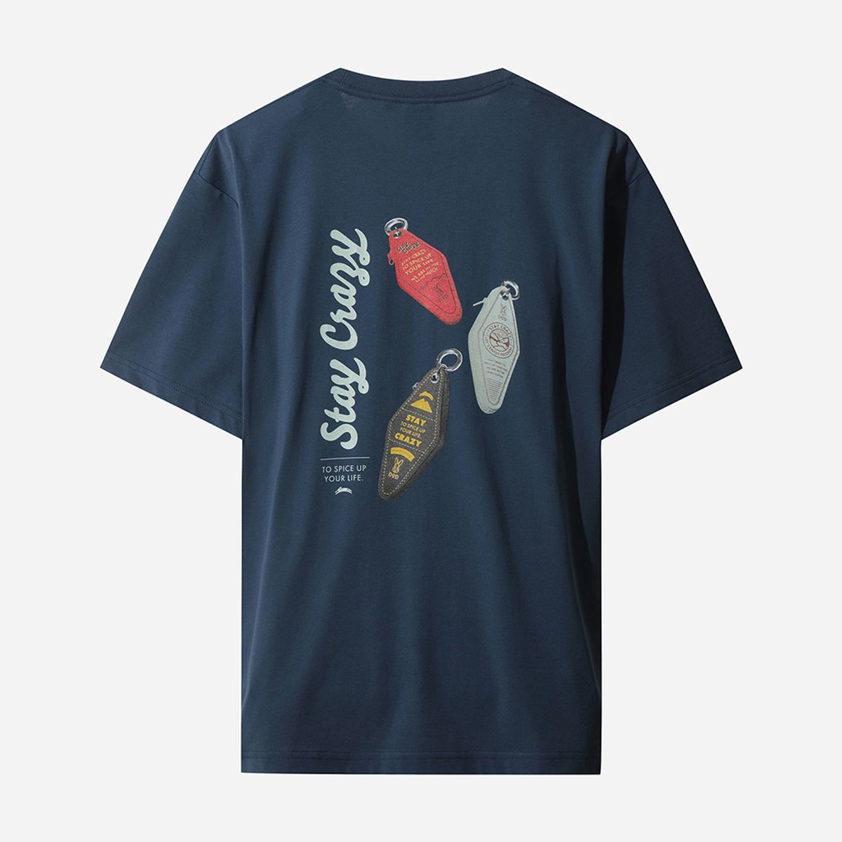 디오디(DOD) 스파이스업 빈티지 그래픽 반팔 티셔츠 남자(NAVY)