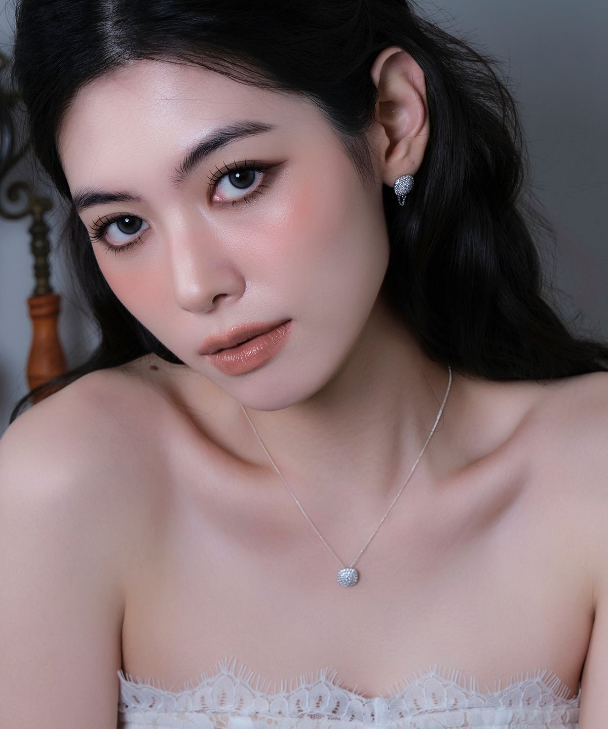 레브(REVE) DQ 파베 체인 이어링
